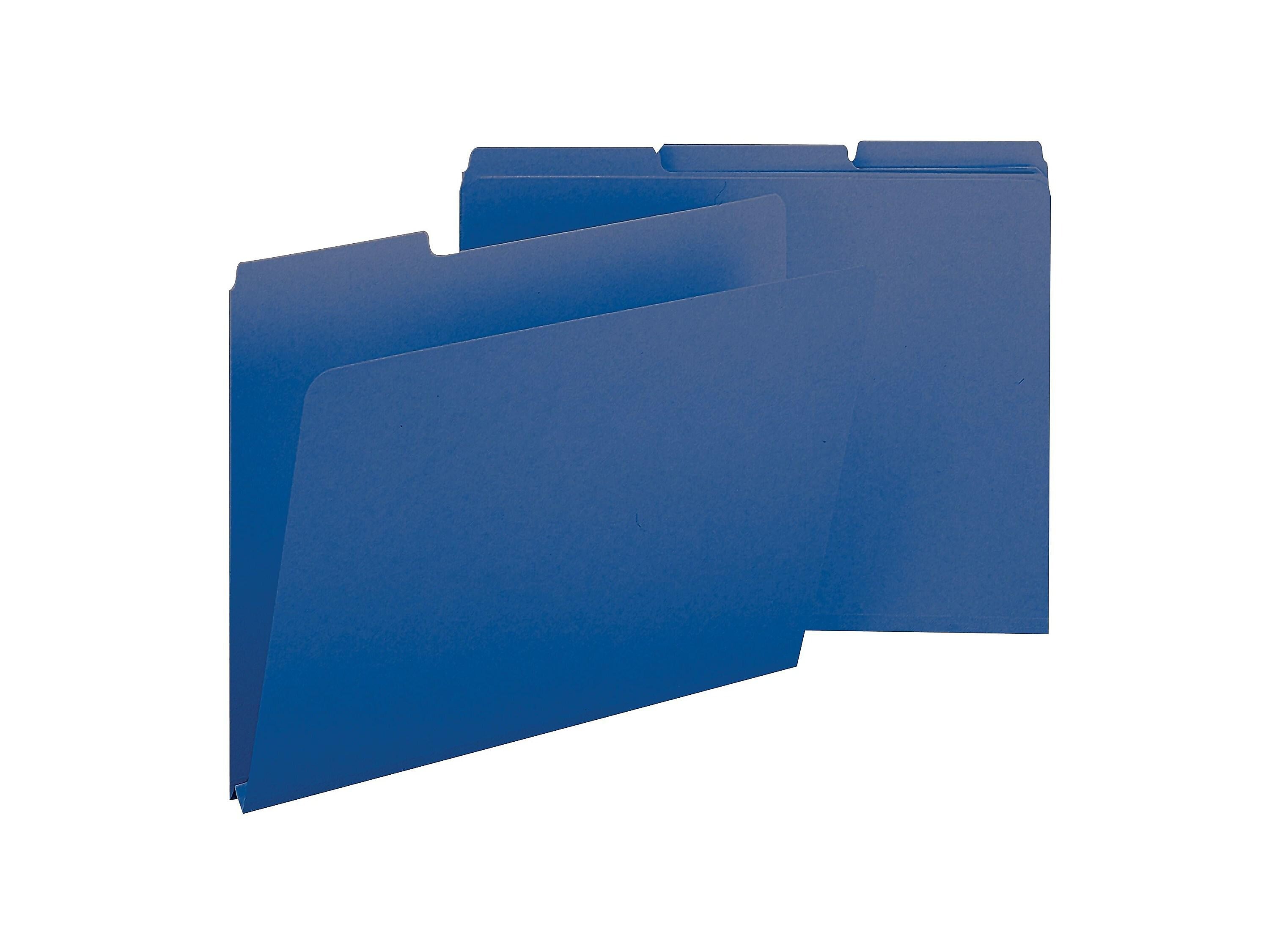 Smead Pressboard File Folder, 1/3-Cut Tab, 1