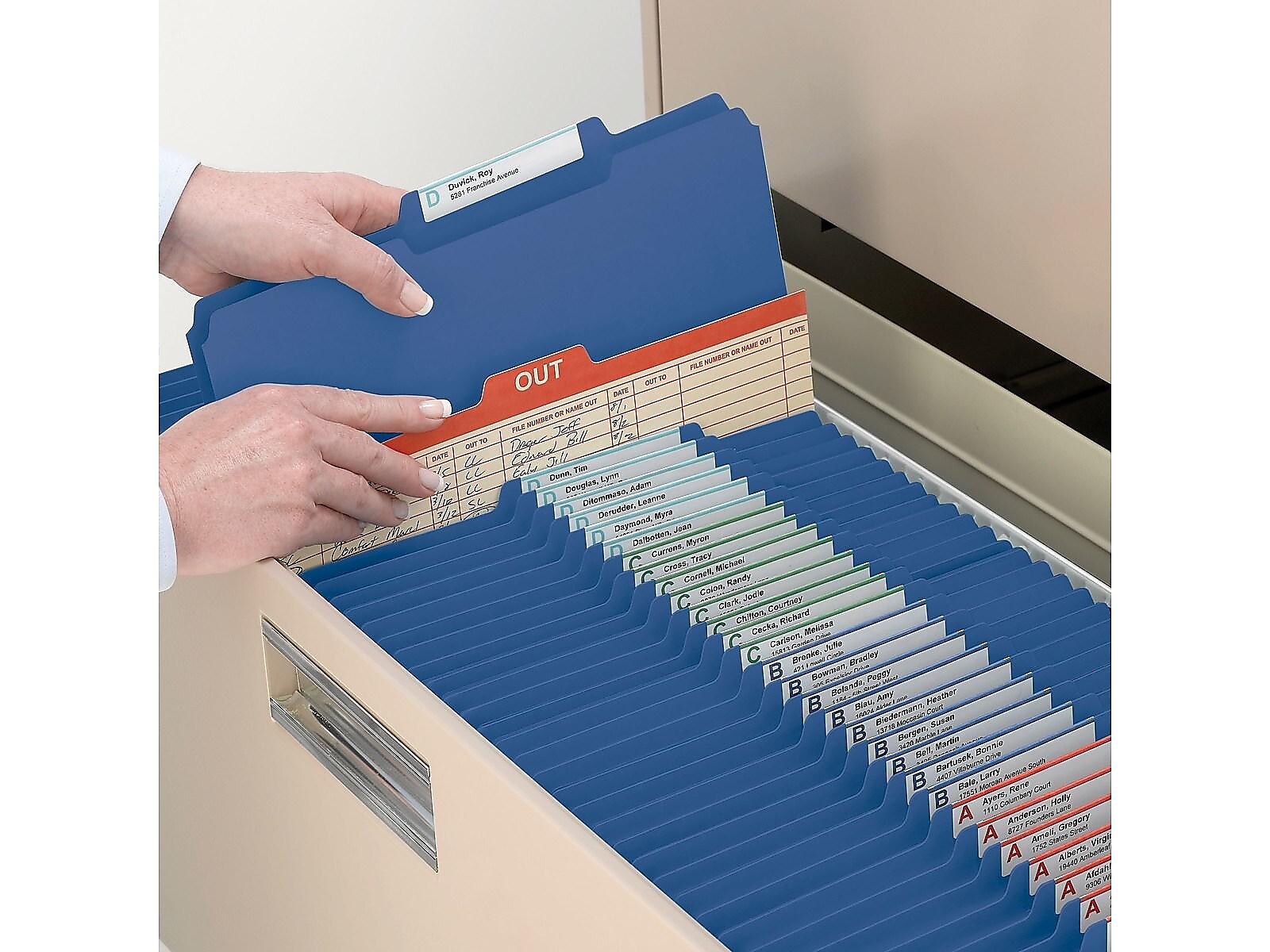 Smead Pressboard File Folder, 1/3-Cut Tab, 1