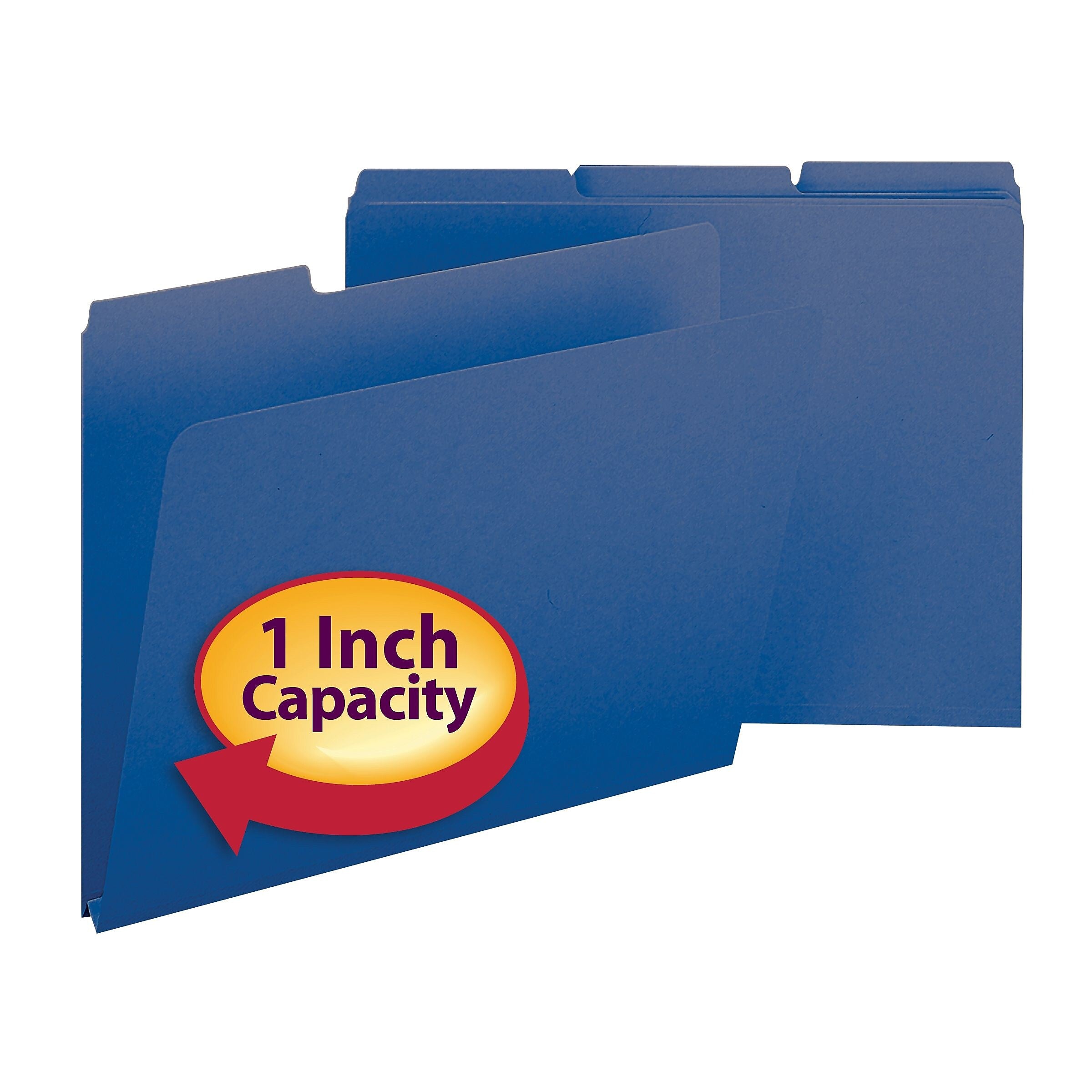 Smead Pressboard File Folder, 1/3-Cut Tab, 1