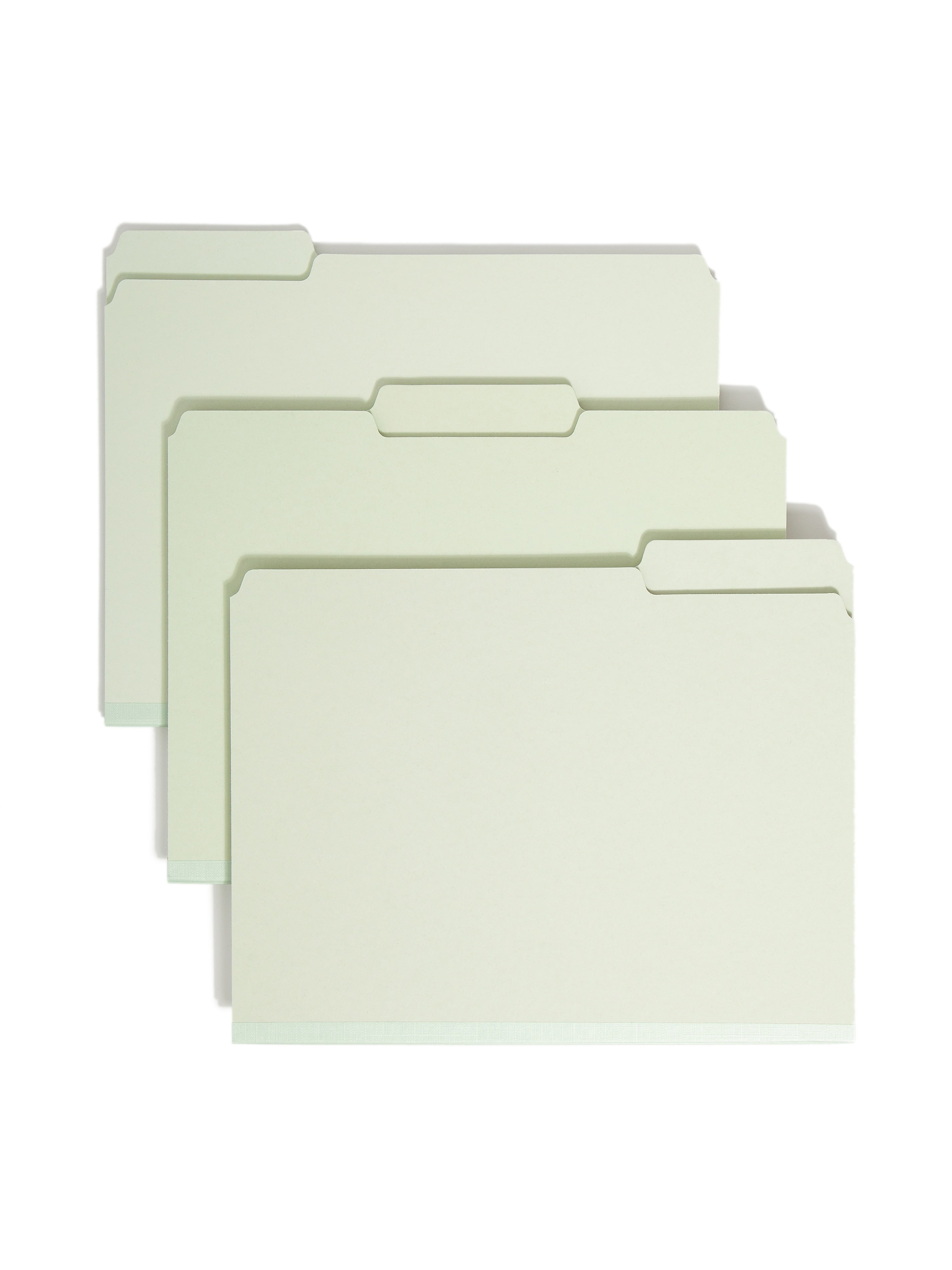 Smead Pressboard File Folder, 1/3-Cut Tab, 2