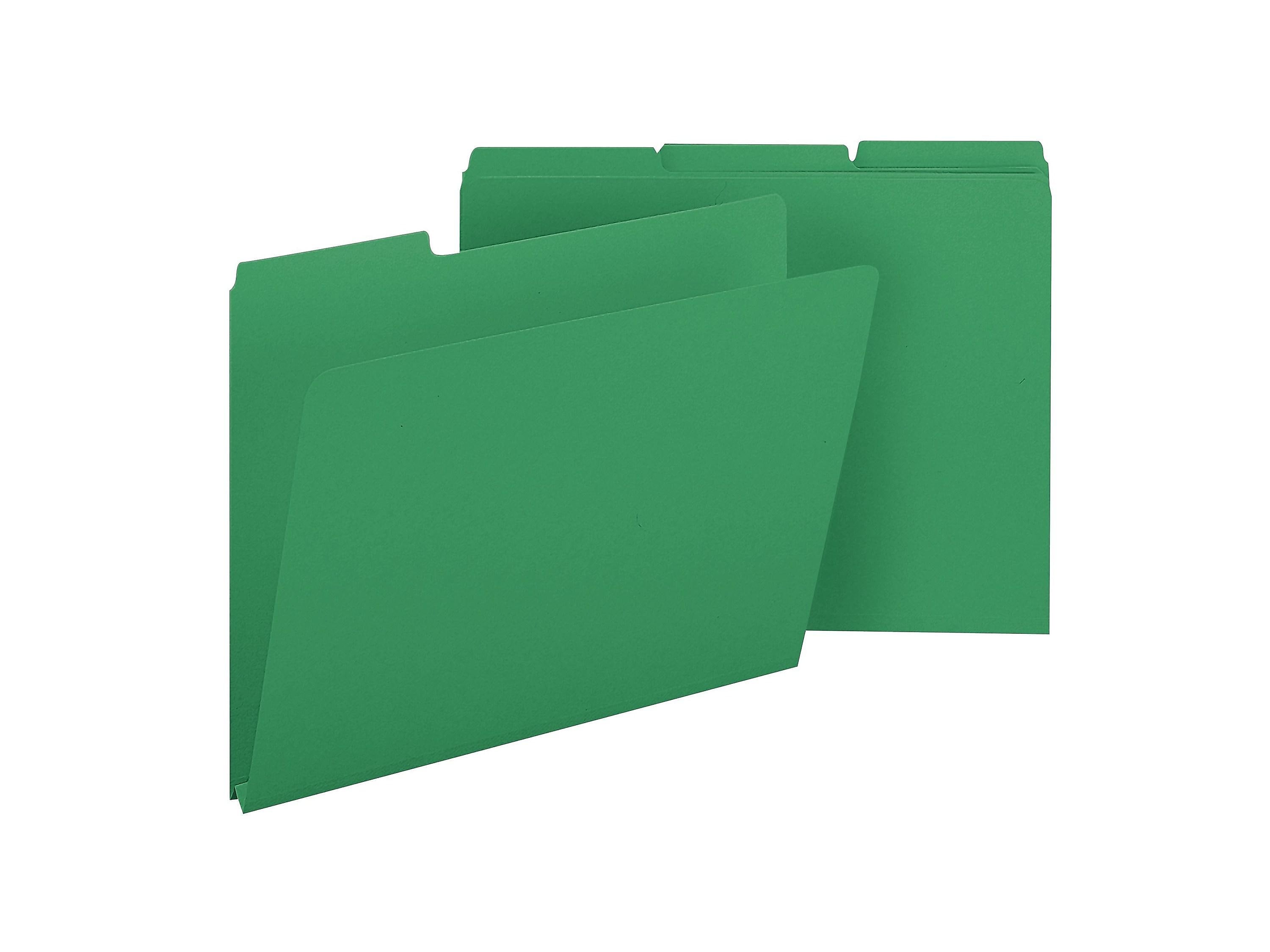 Smead Pressboard File Folders, 1/3-Cut Tab, 1