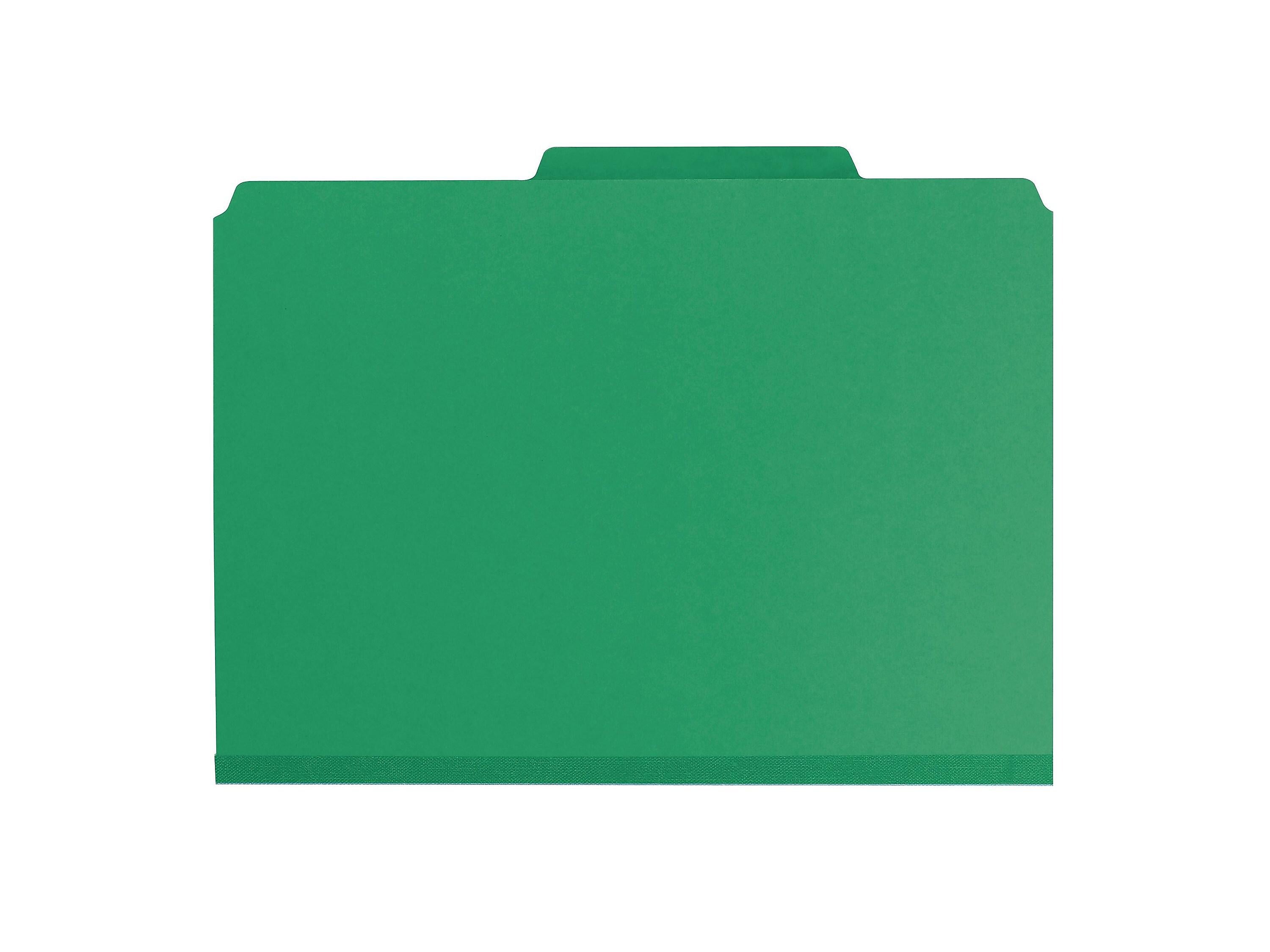 Smead Pressboard File Folders, 1/3-Cut Tab, 1