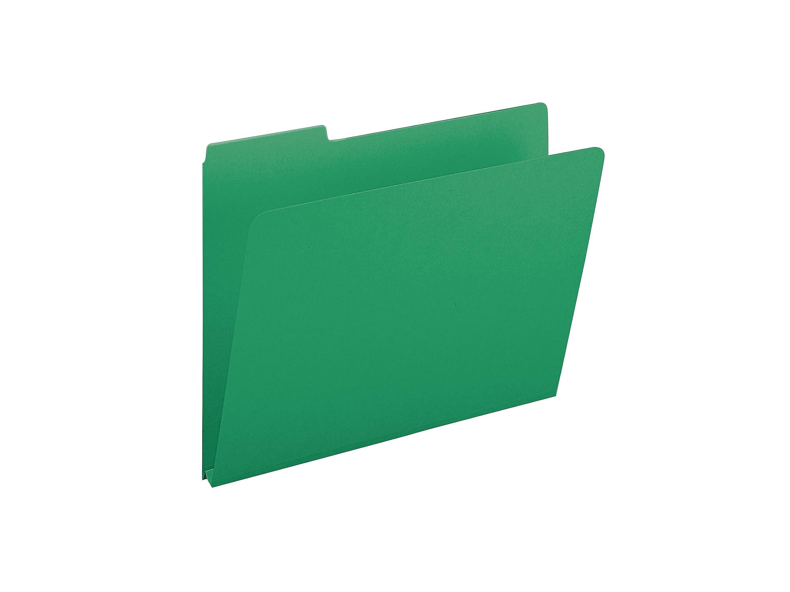 Smead Pressboard File Folders, 1/3-Cut Tab, 1