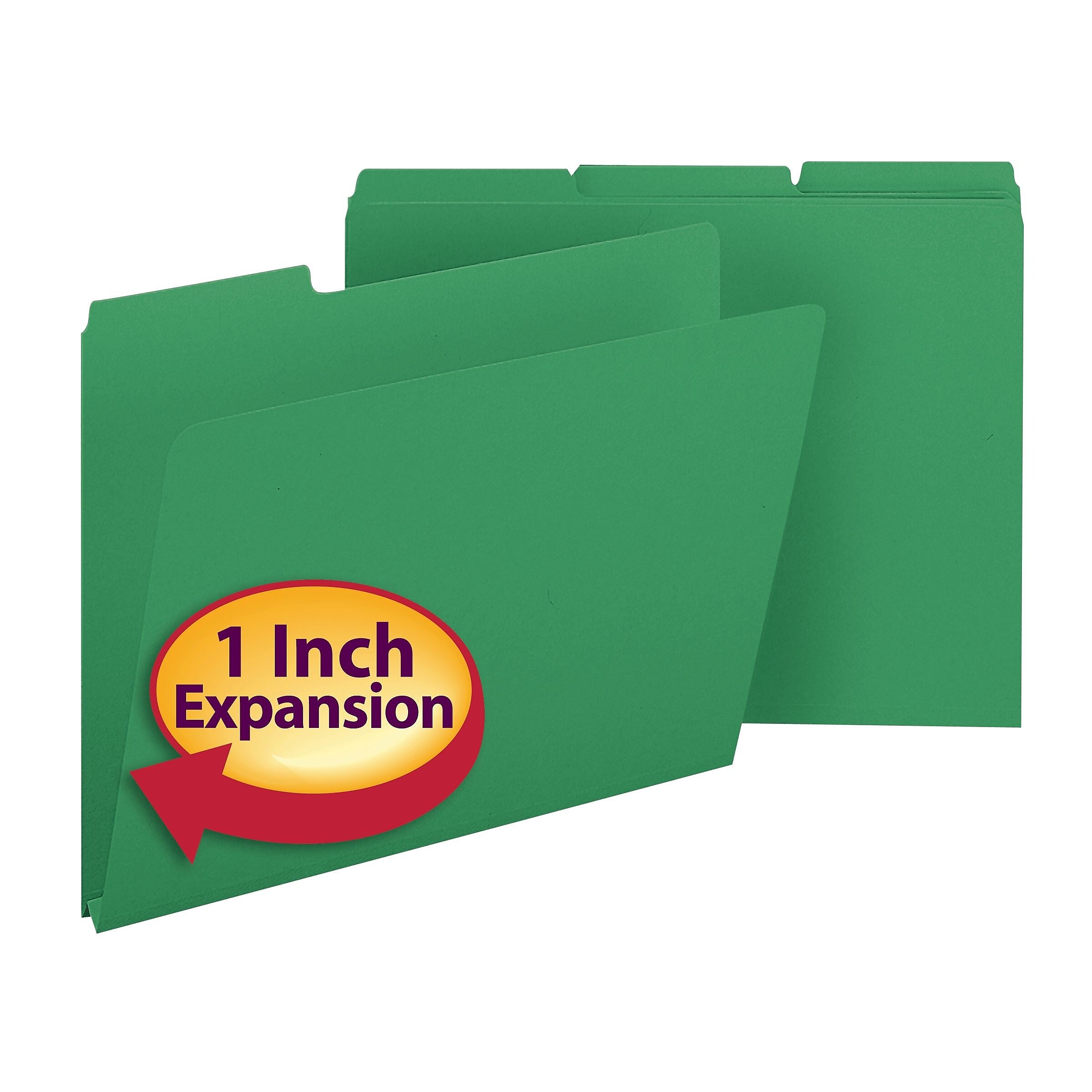 Smead Pressboard File Folders, 1/3-Cut Tab, 1