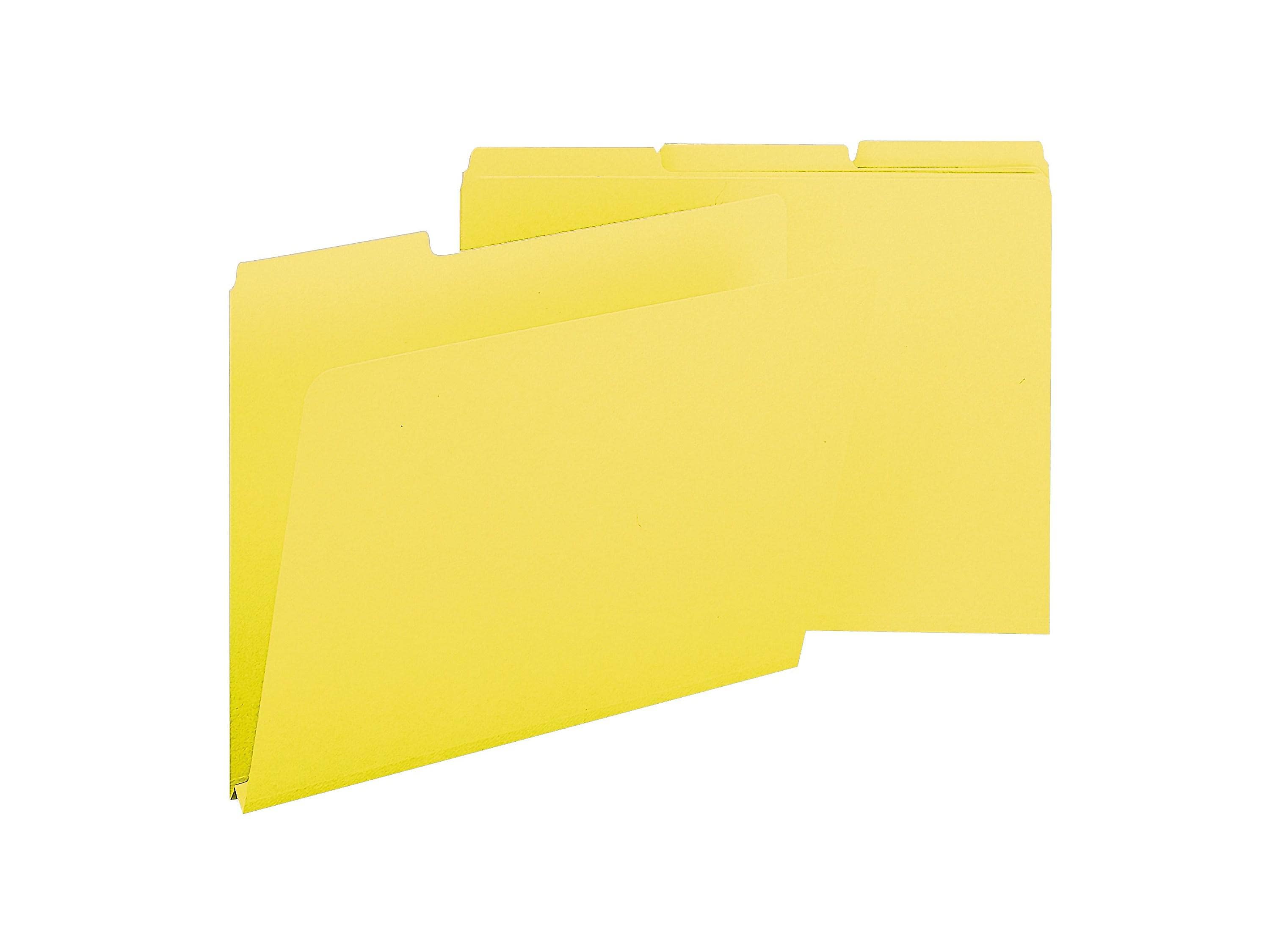 Smead Pressboard File Folders, 1/3-Cut Tab, 1