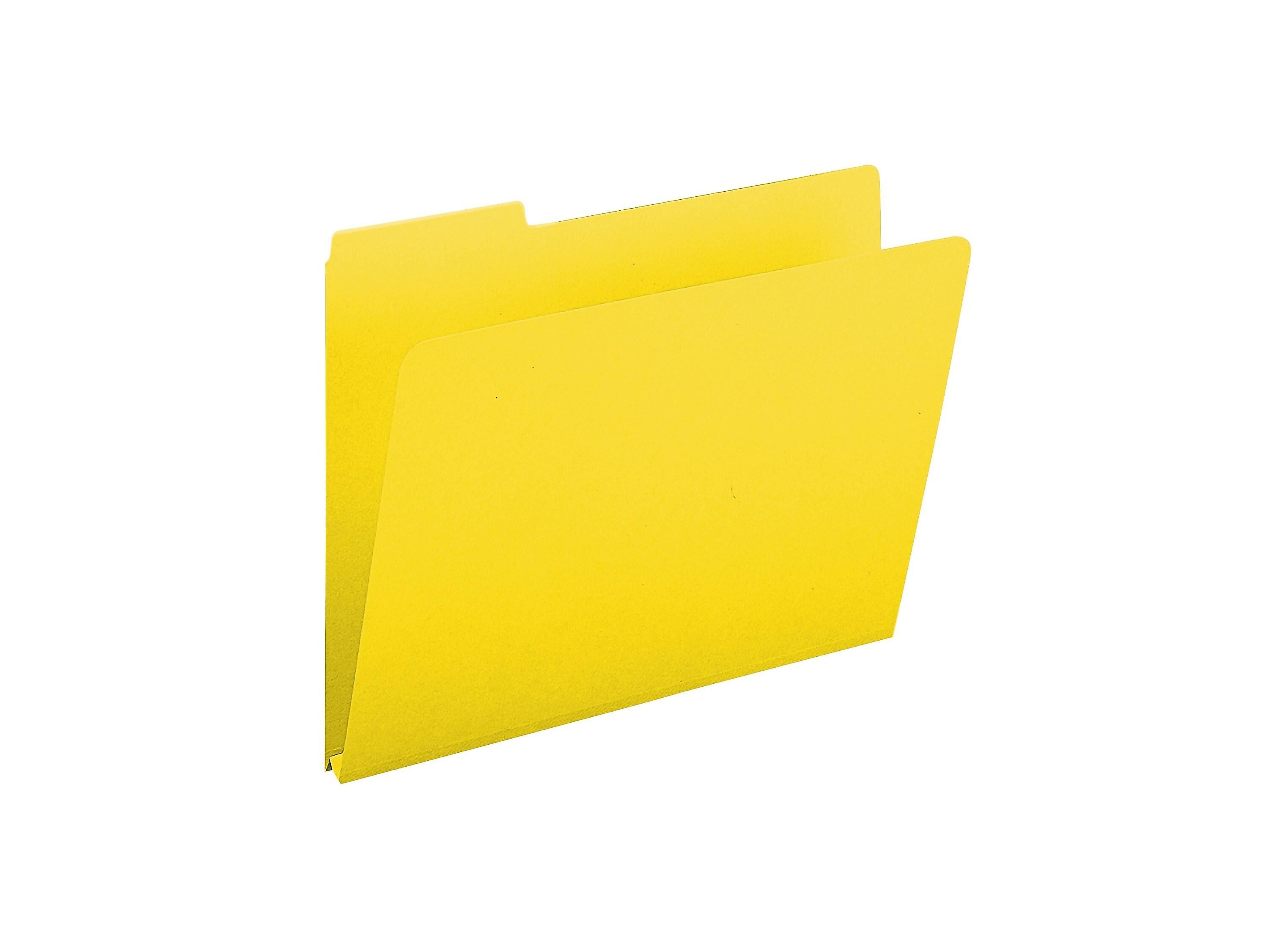 Smead Pressboard File Folders, 1/3-Cut Tab, 1