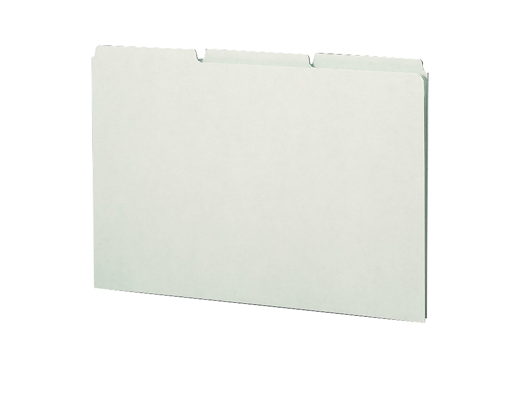 Smead Pressboard Guides, 1/3-Cut Tab , Legal Size, Gopher Green, 50/Box