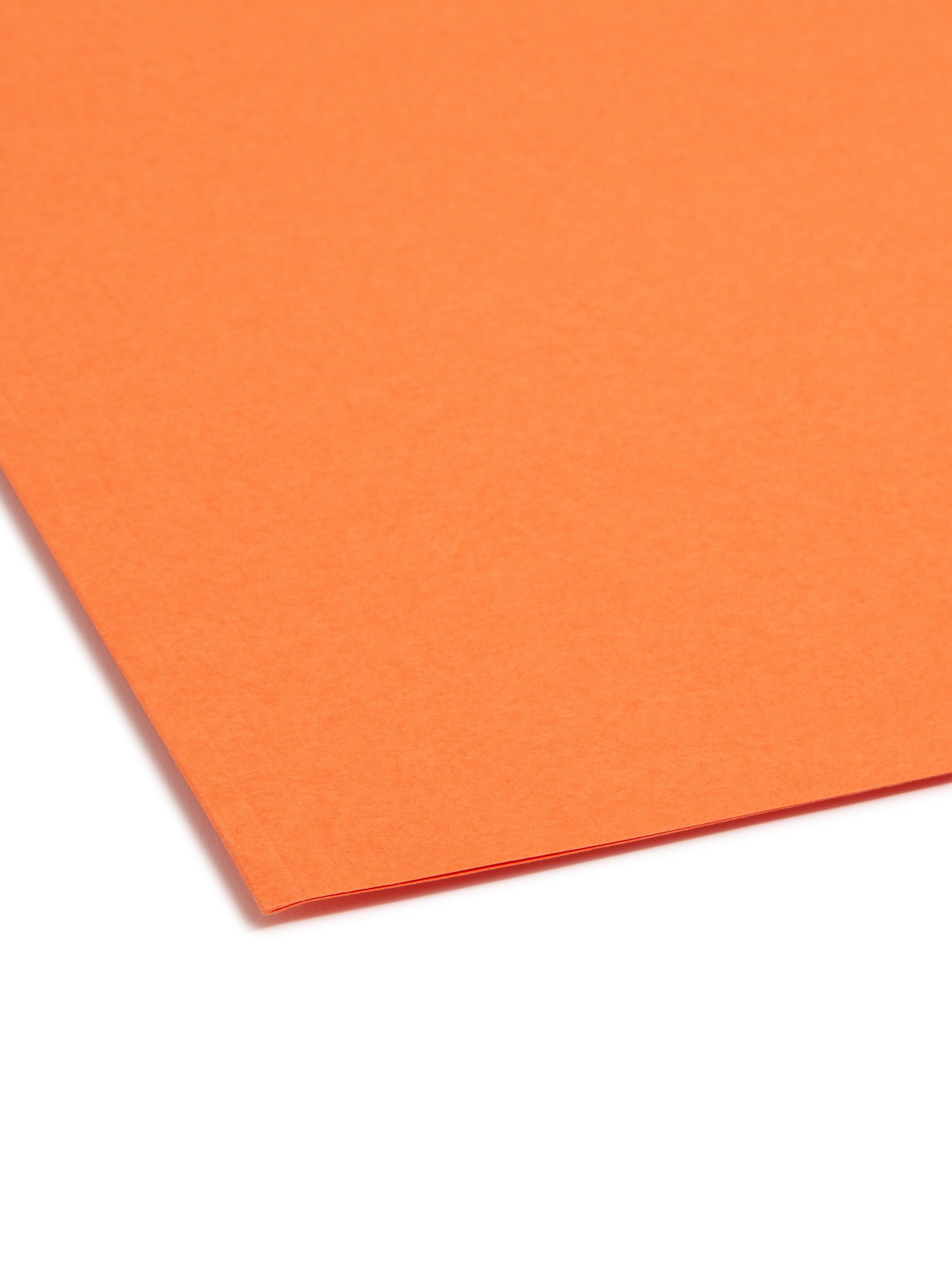 Smead Reinforced Classification Folders, 1/3-Cut Tab, Letter Size, Orange, 50/Box