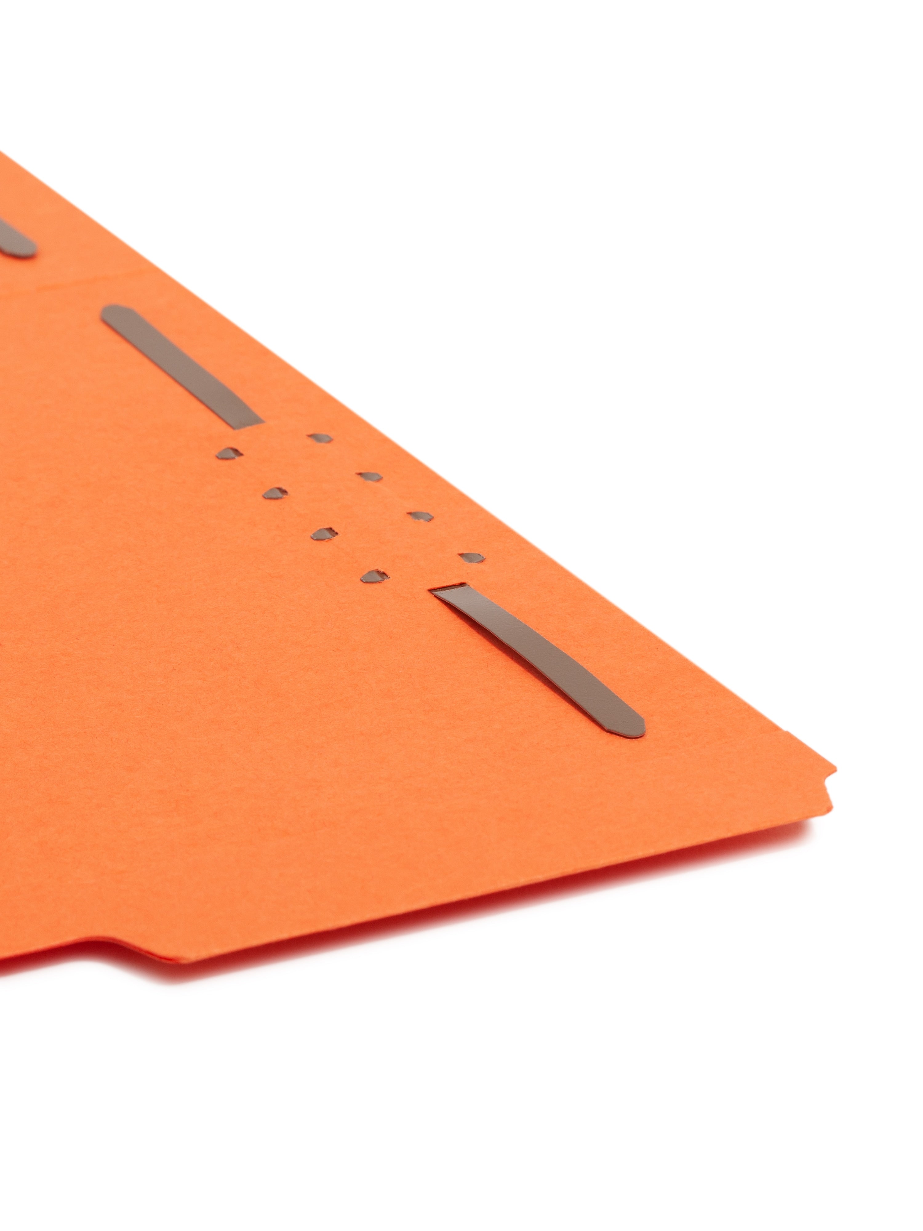 Smead Reinforced Classification Folders, 1/3-Cut Tab, Letter Size, Orange, 50/Box
