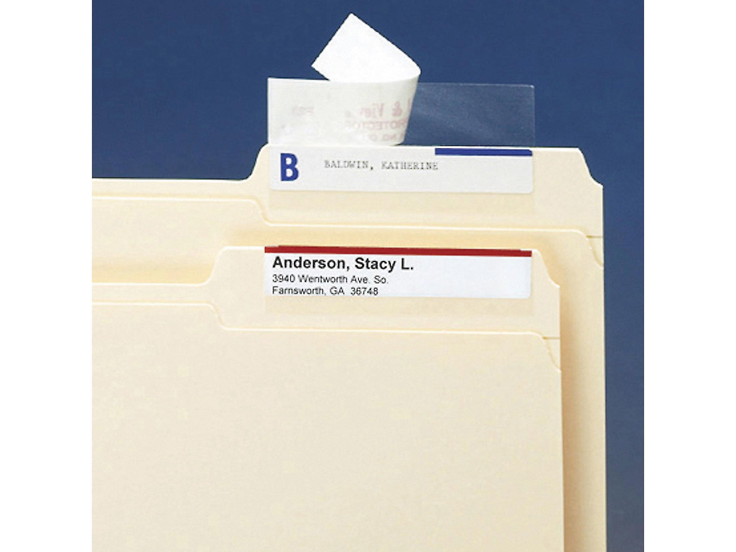 Smead Seal & View® Label Protectors, 3-1/2