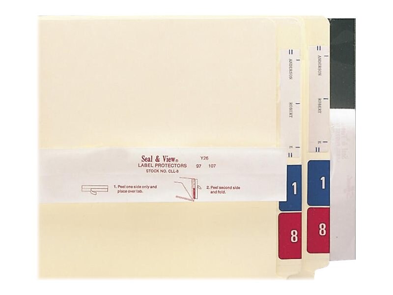 Smead Seal & View Label Protectors, 8