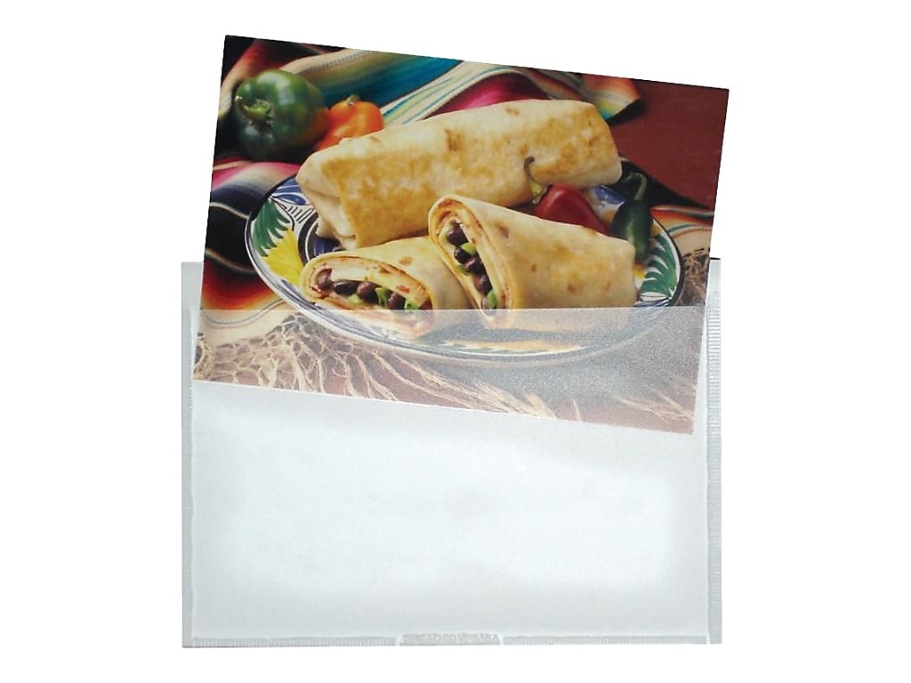 Smead Self Adhesive Poly Pockets, 6