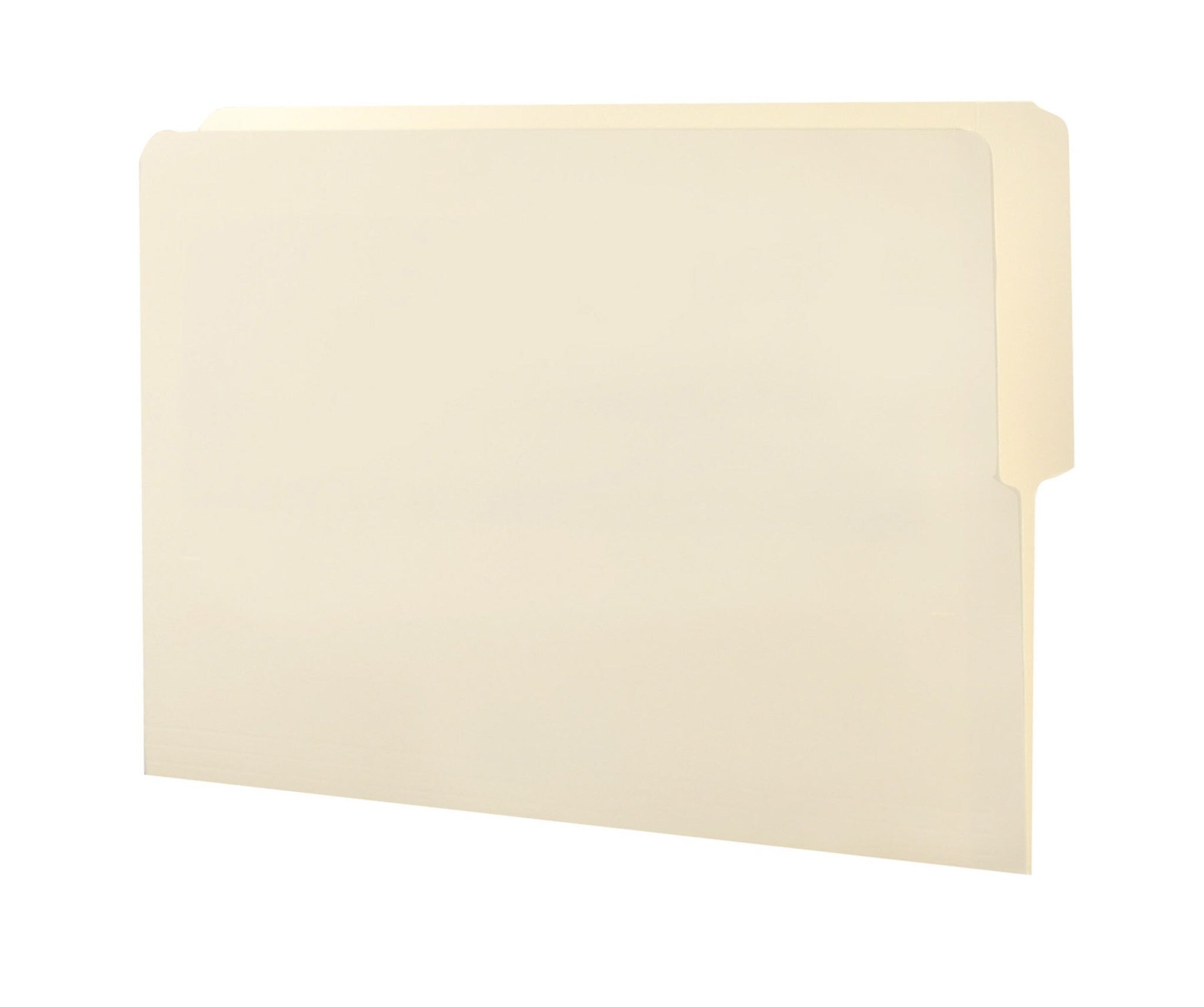 Smead Standard Reinforced File Folder, End Tab, Letter Size, Manila, 100/Box