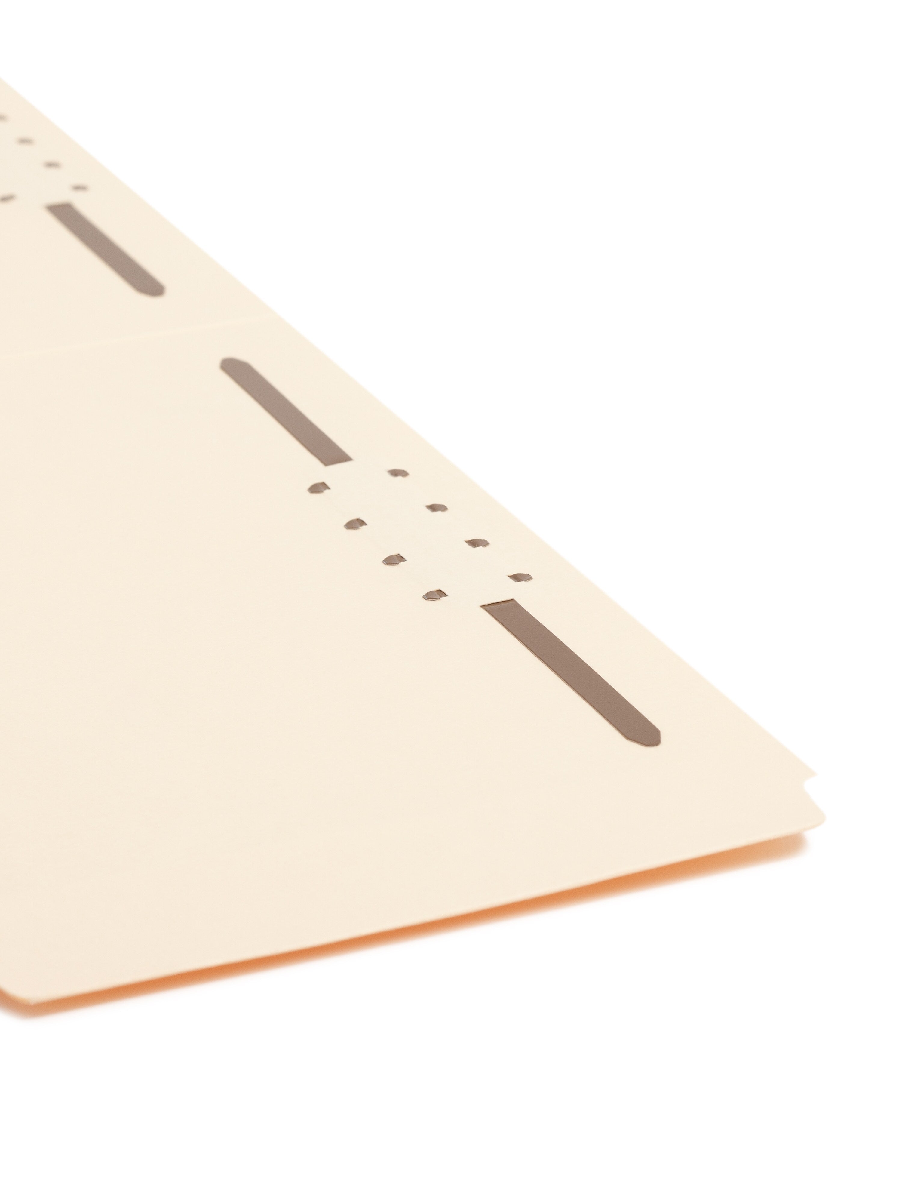 Smead SuperTab® Fastener Folder, 2 Fasteners, Oversized Reinforced 1/3-Cut Tab, Legal, Manila