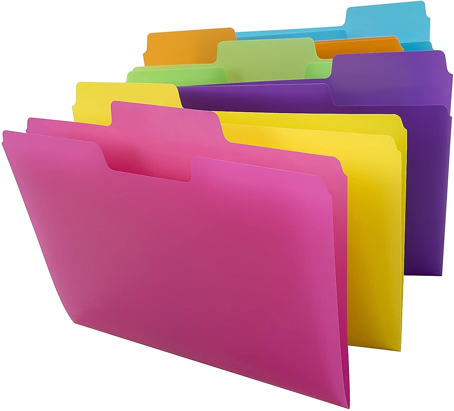 Smead SuperTab® File Folder, 1/3-Cut tab, Letter Size, Poly, 18 per Pack