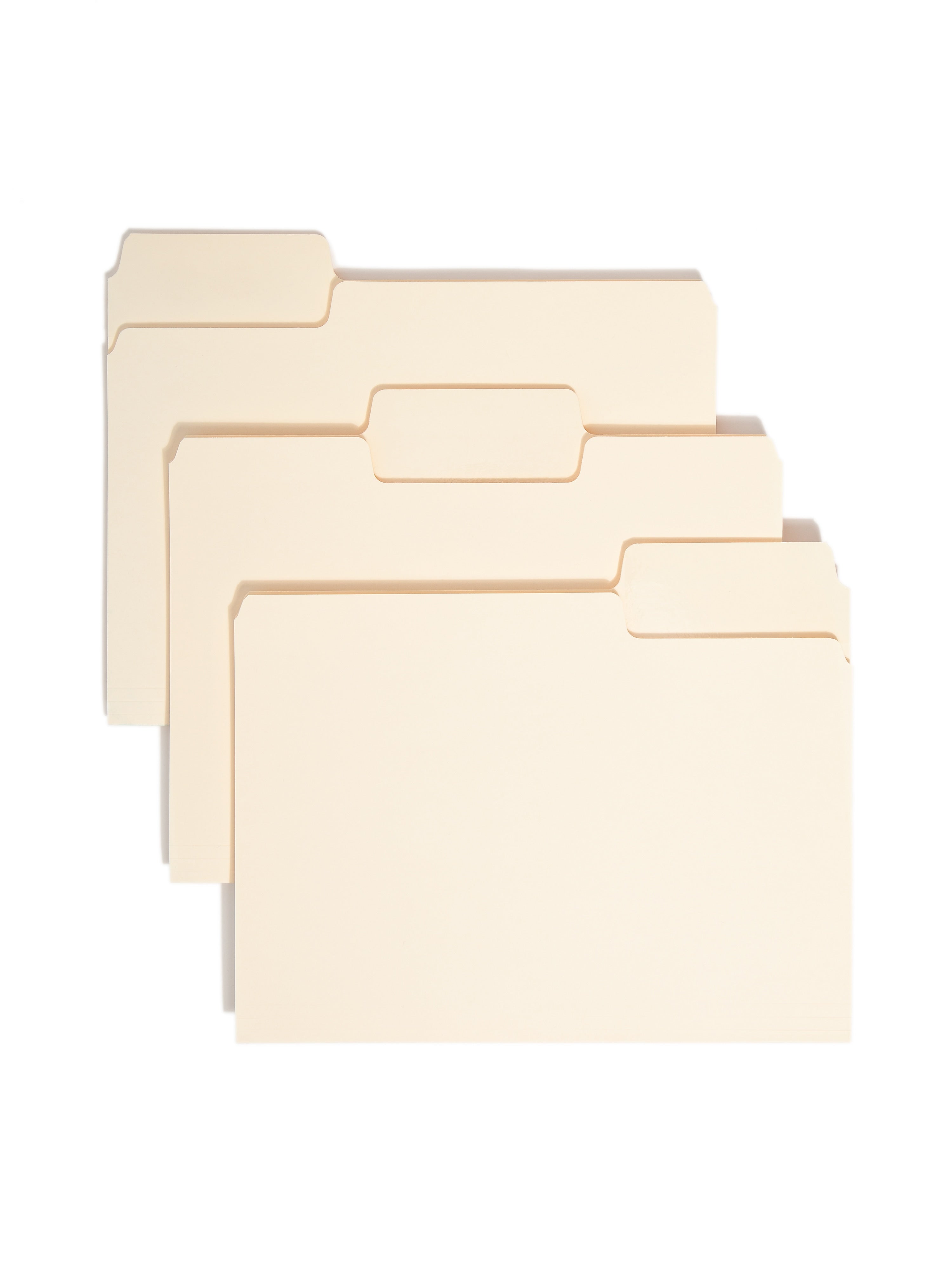 Smead SuperTab File Folder, 3 Tab, Letter Size, Manila, 24/Pack