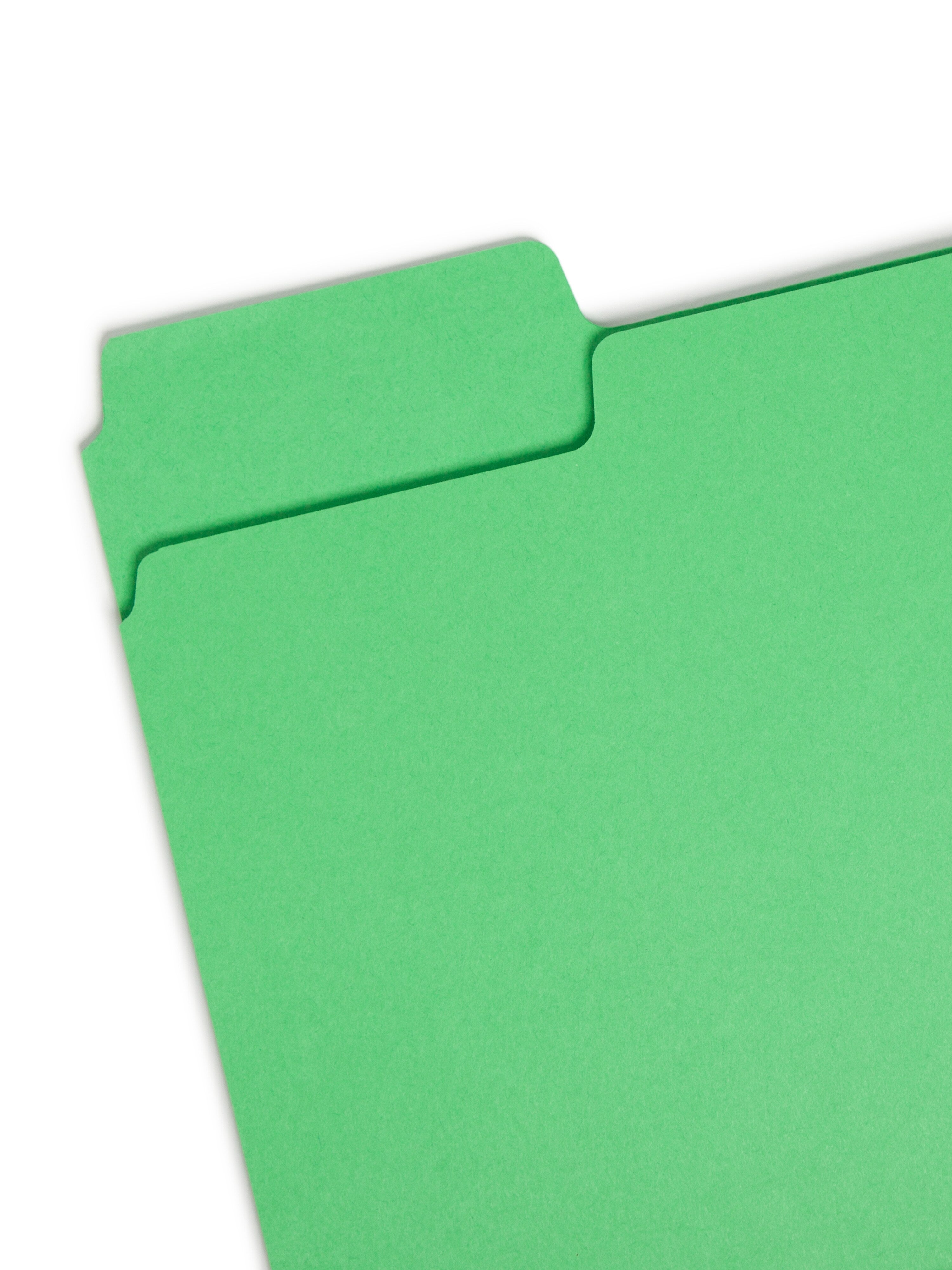Smead SuperTab File Folder, Oversized 1/3-Cut Tab, Letter Size, Assorted Colors, 100/Box