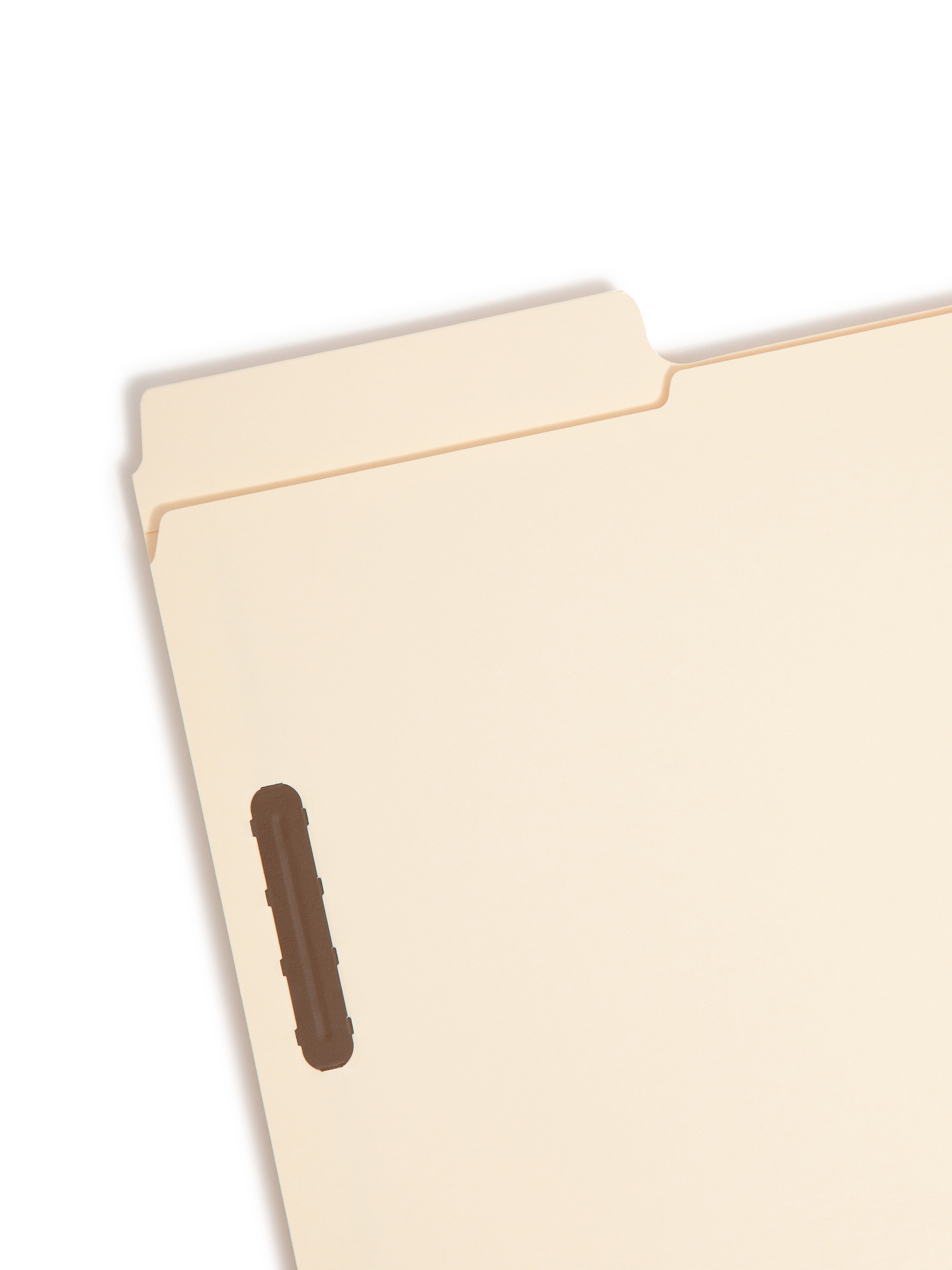 Smead SuperTab® Heavy Duty Manila Fastener Folder, Reinforced 1/3-Cut Tab, Guide Height, Legal Size, 50 per Box