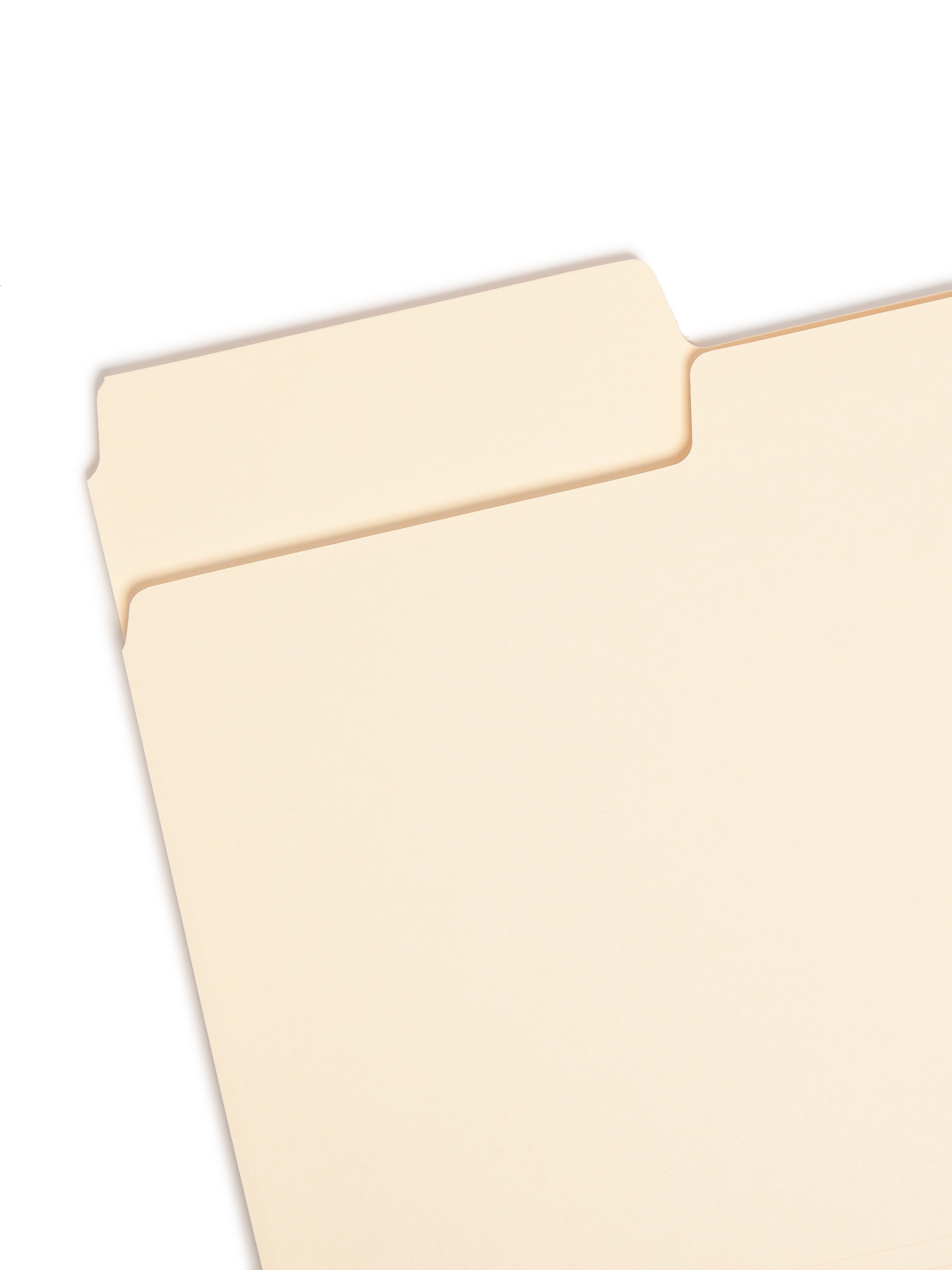Smead SuperTab Heavyweight File Folder, Oversized 1/3-Cut Tab, Legal, Manila