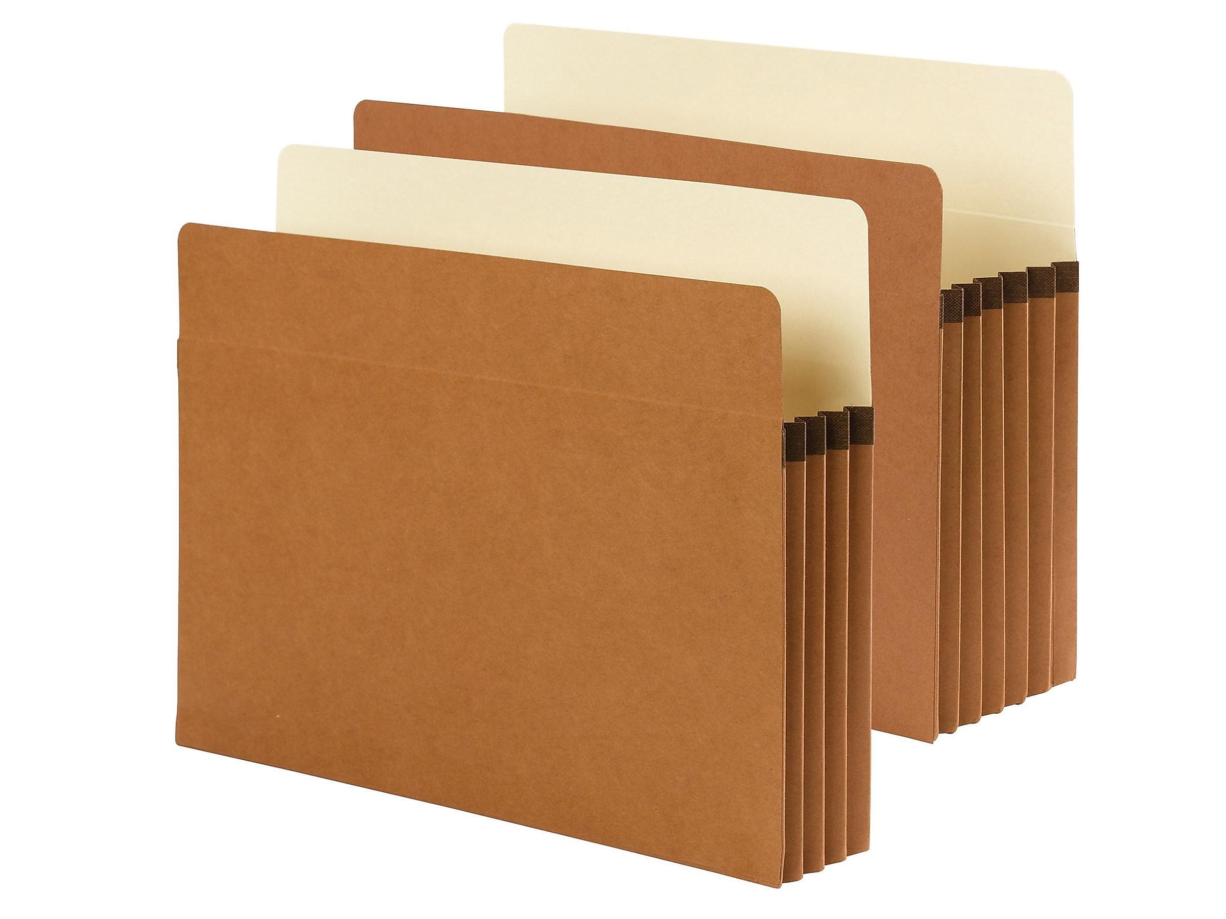 Smead SuperTab Paper Stock File Pocket, 3.5