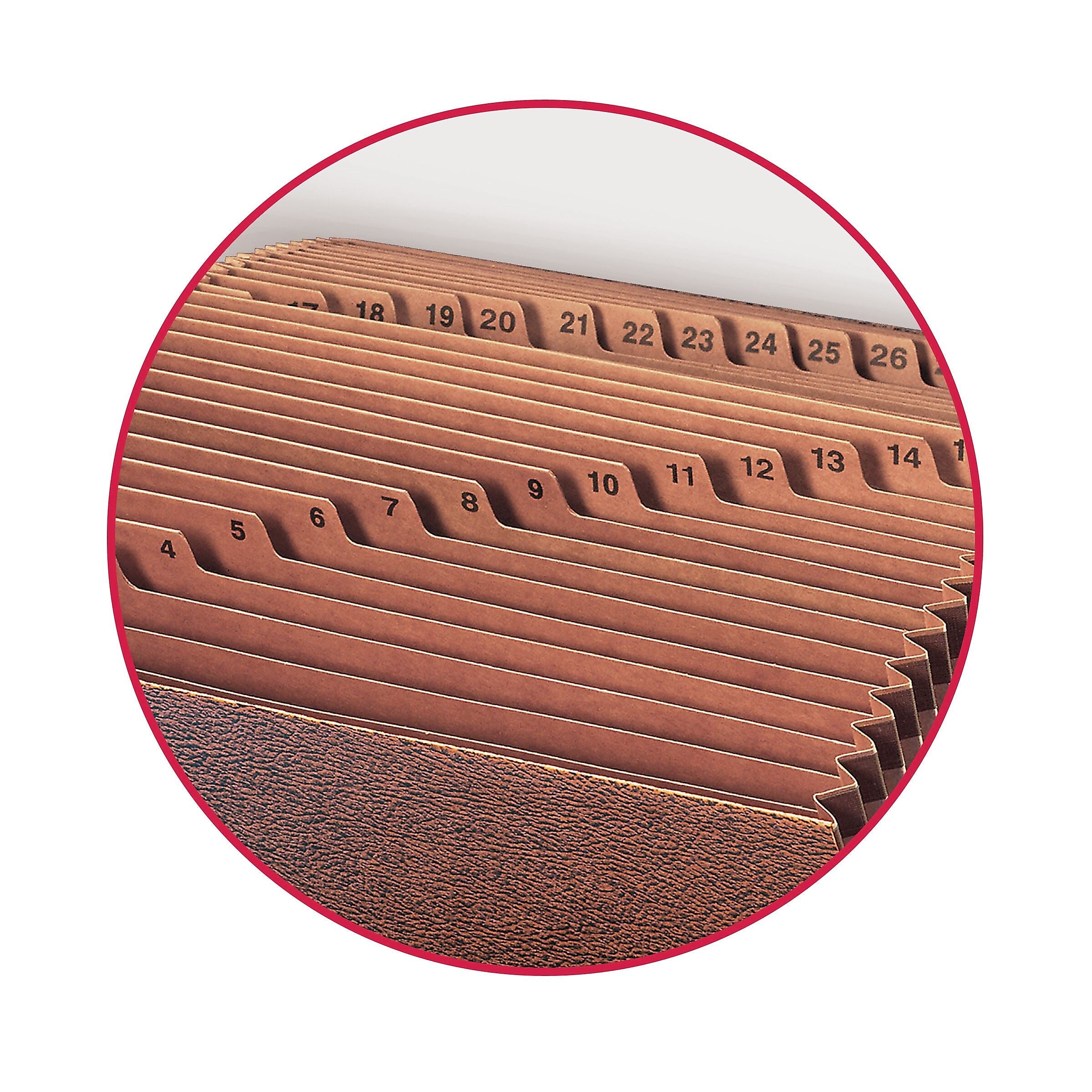 Smead TUFF Expanding Files, Redrope Printed, Legal, Each
