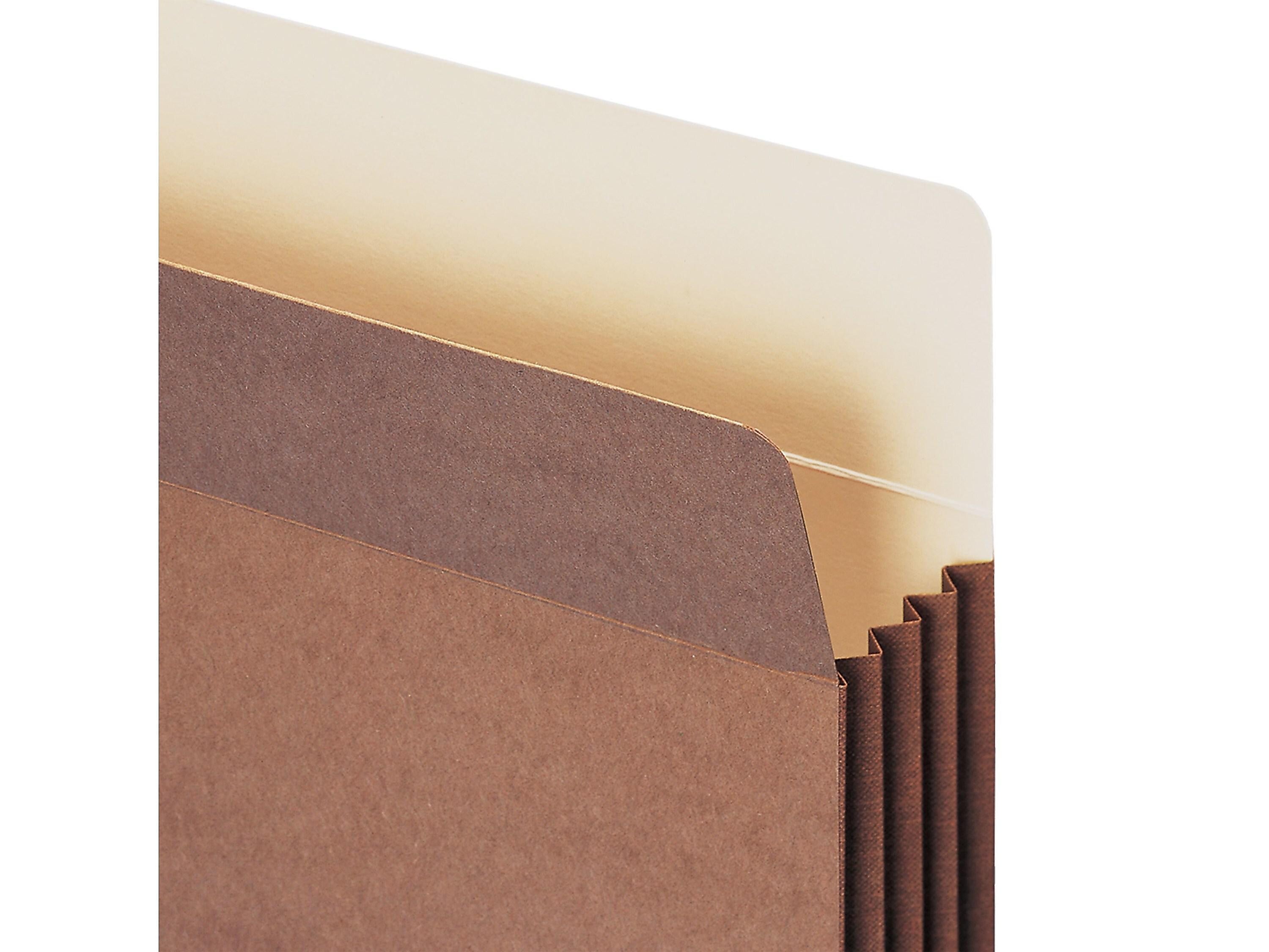 Smead TUFF File Pockets, Straight Cut Tab, 3.5