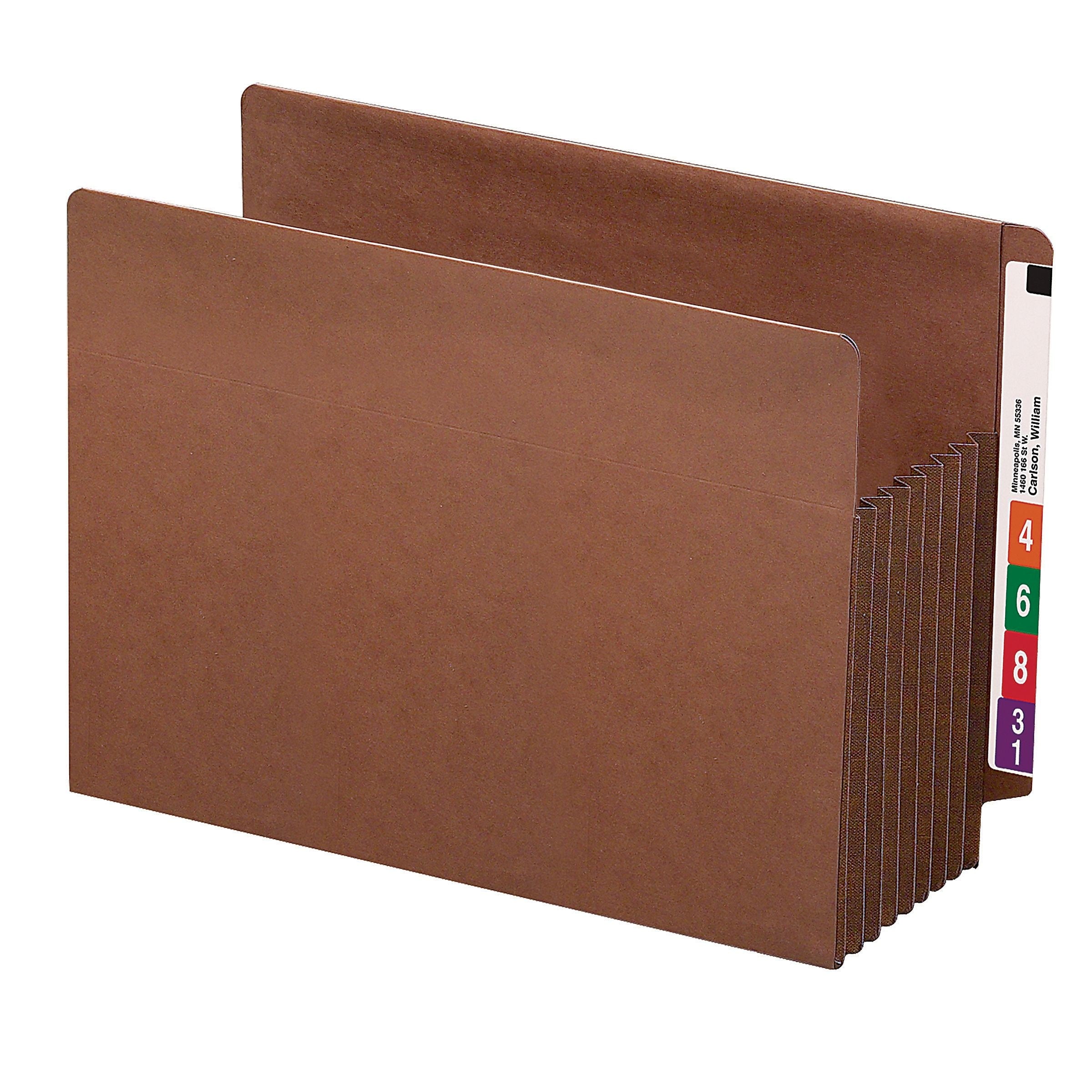 Smead TUFF Reinforced Redrope File Pockets, 7