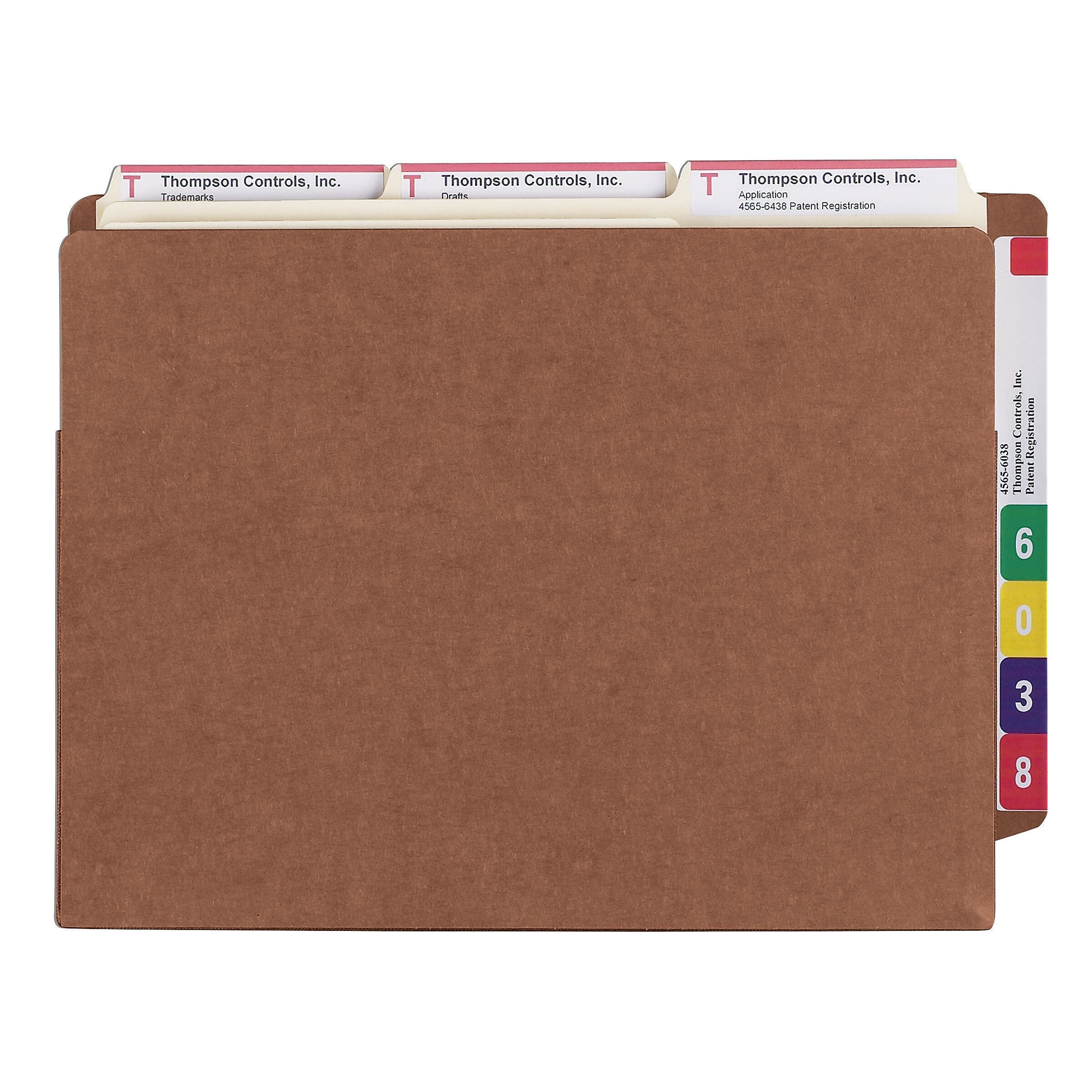 Smead TUFF Reinforced Redrope File Pockets, 7