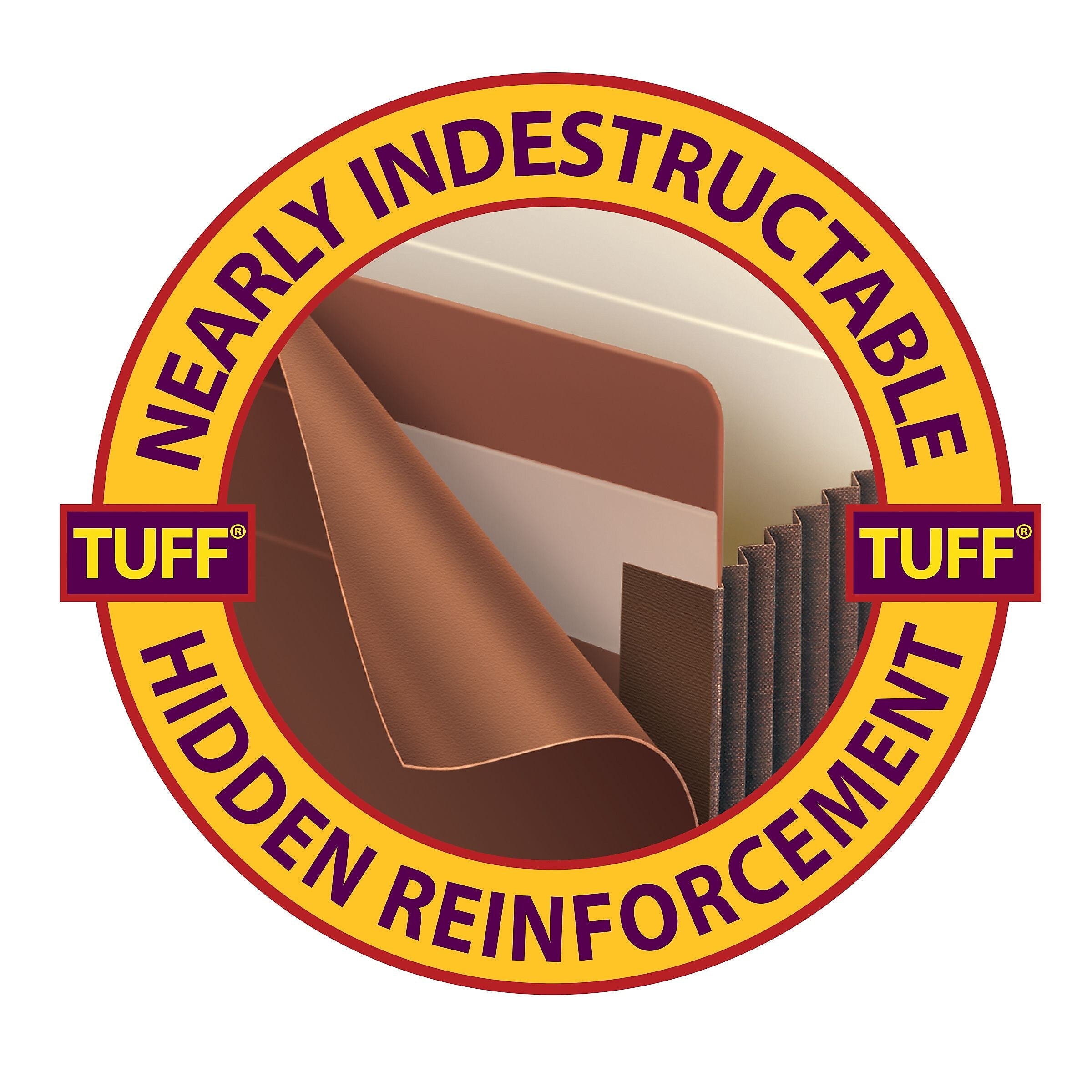 Smead TUFF Reinforced Redrope File Pockets, 7