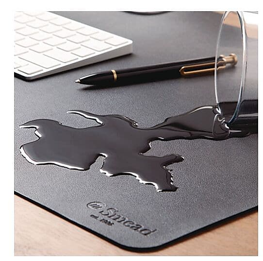 Smead Vegan Leather Desk Pad, 23.6