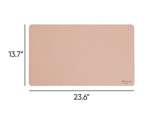 Smead Vegan Leather Desk Pad, 23.6