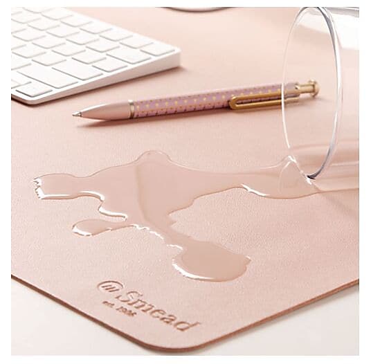 Smead Vegan Leather Desk Pad, 23.6