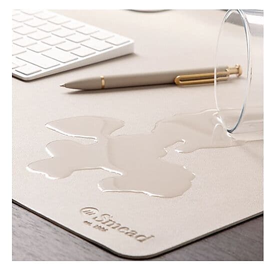 Smead Vegan Leather Desk Pad, 23.6