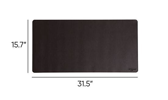 Smead Vegan Leather Desk Pad, 31.5