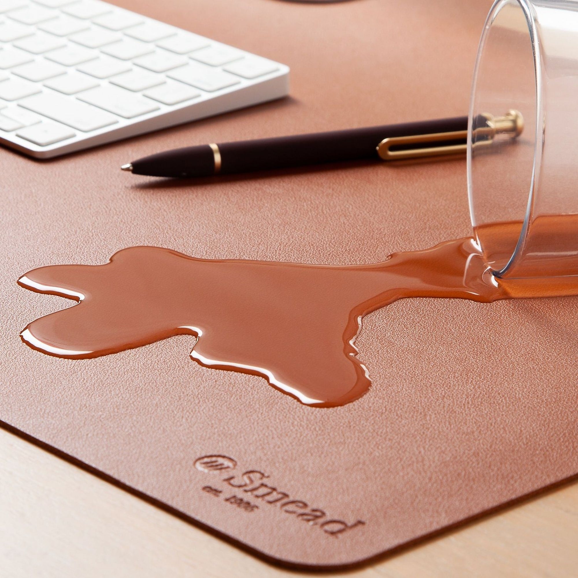 Smead Vegan Leather Desk Pad, 36