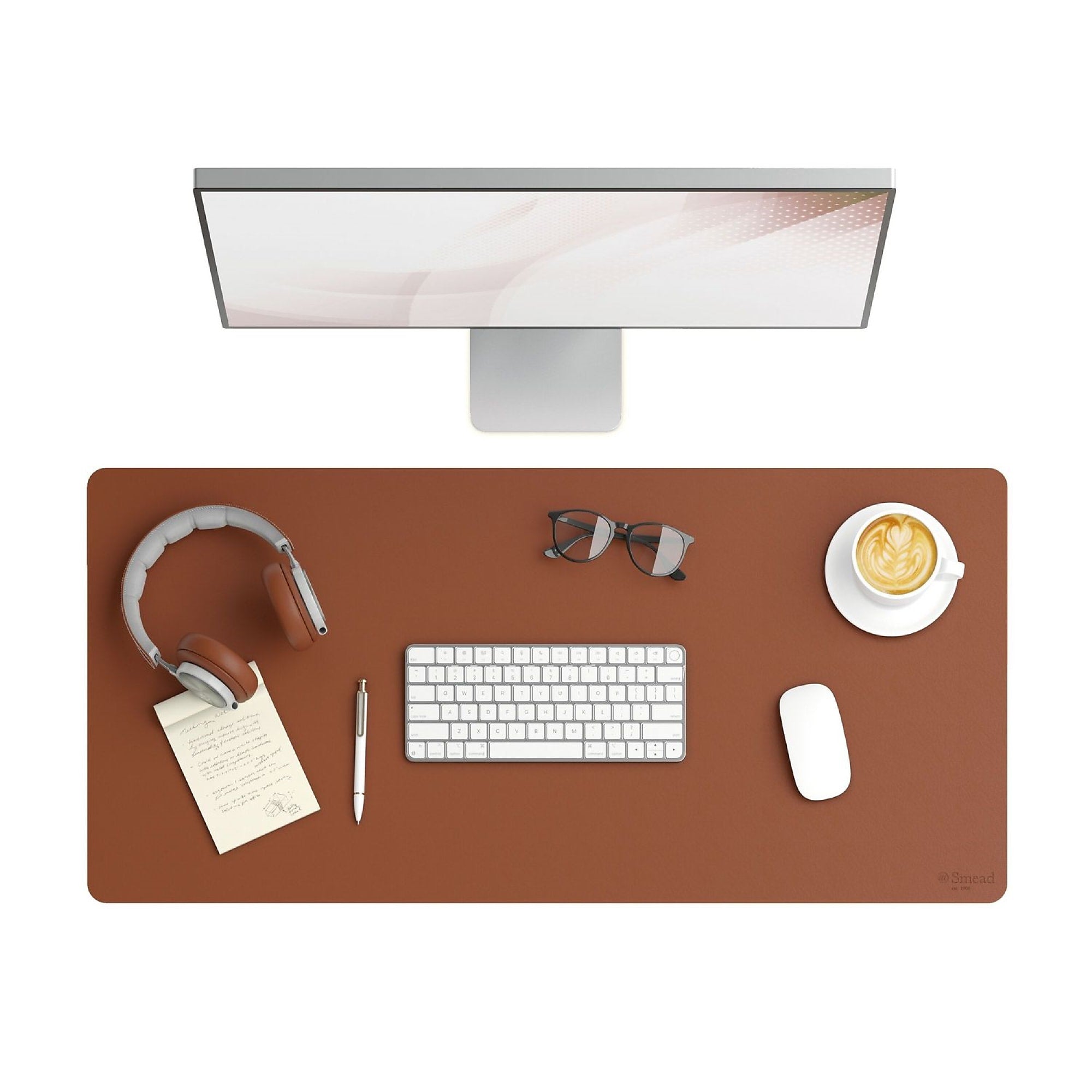 Smead Vegan Leather Desk Pad, 36