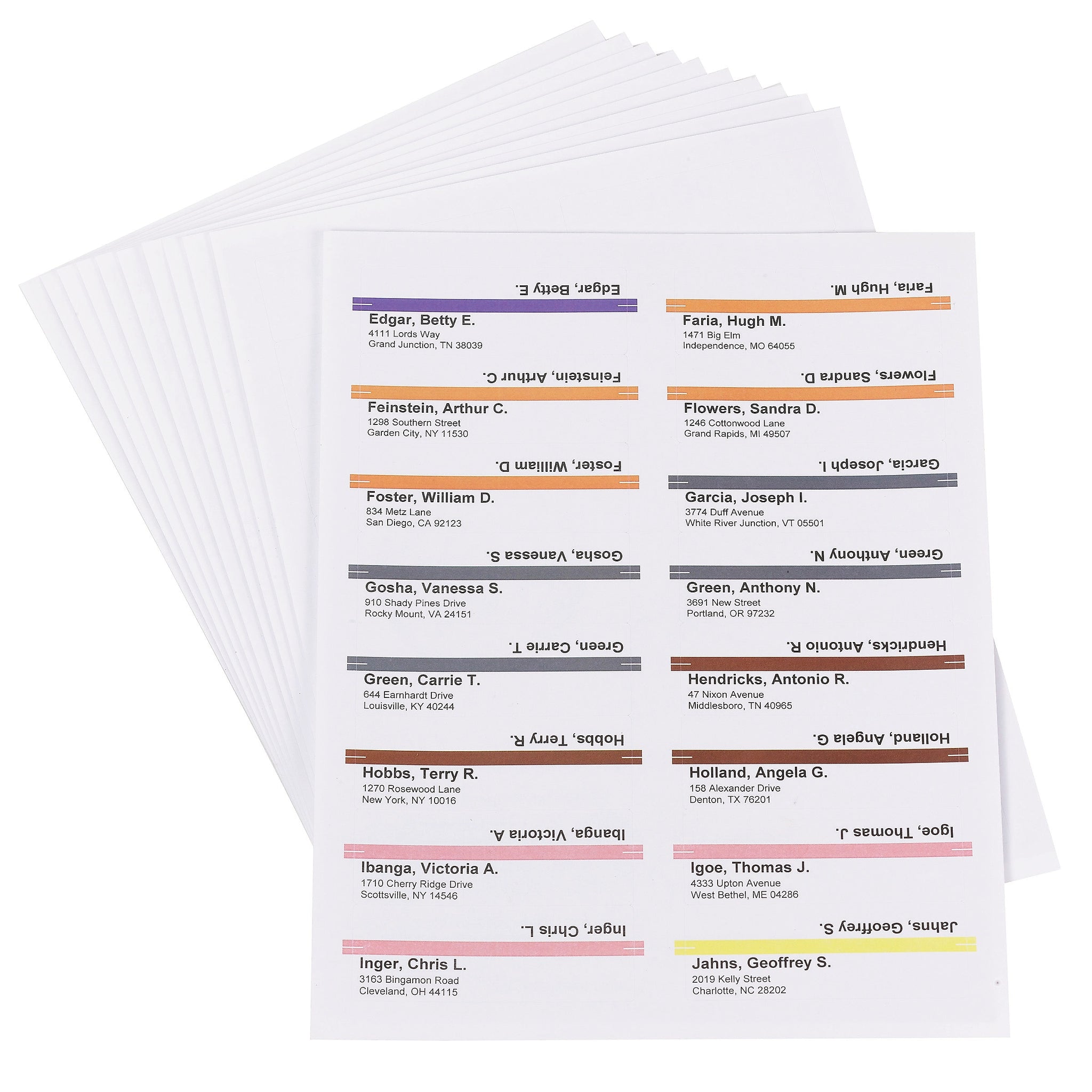Smead Viewables Color-Coded Labels Refill Pack, White, 160/Pack