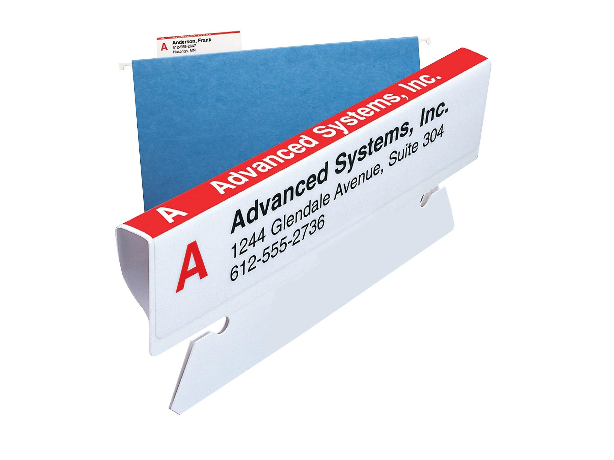 Smead Viewables Premium 3D Hanging Folder Tabs & Labels, White, Bulk Pack