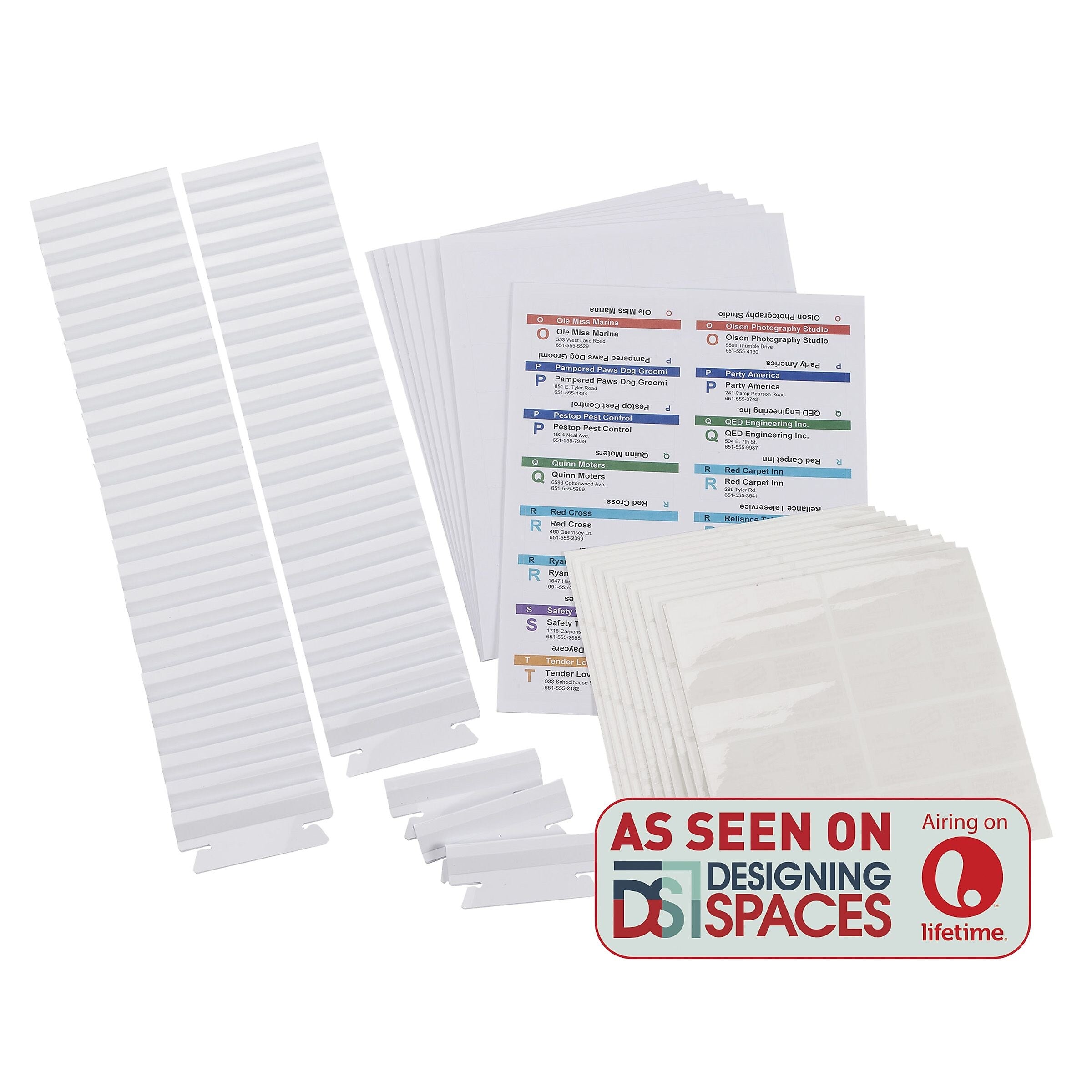 Smead Viewables Premium 3D Hanging Folder Tabs & Labels, White, Bulk Pack