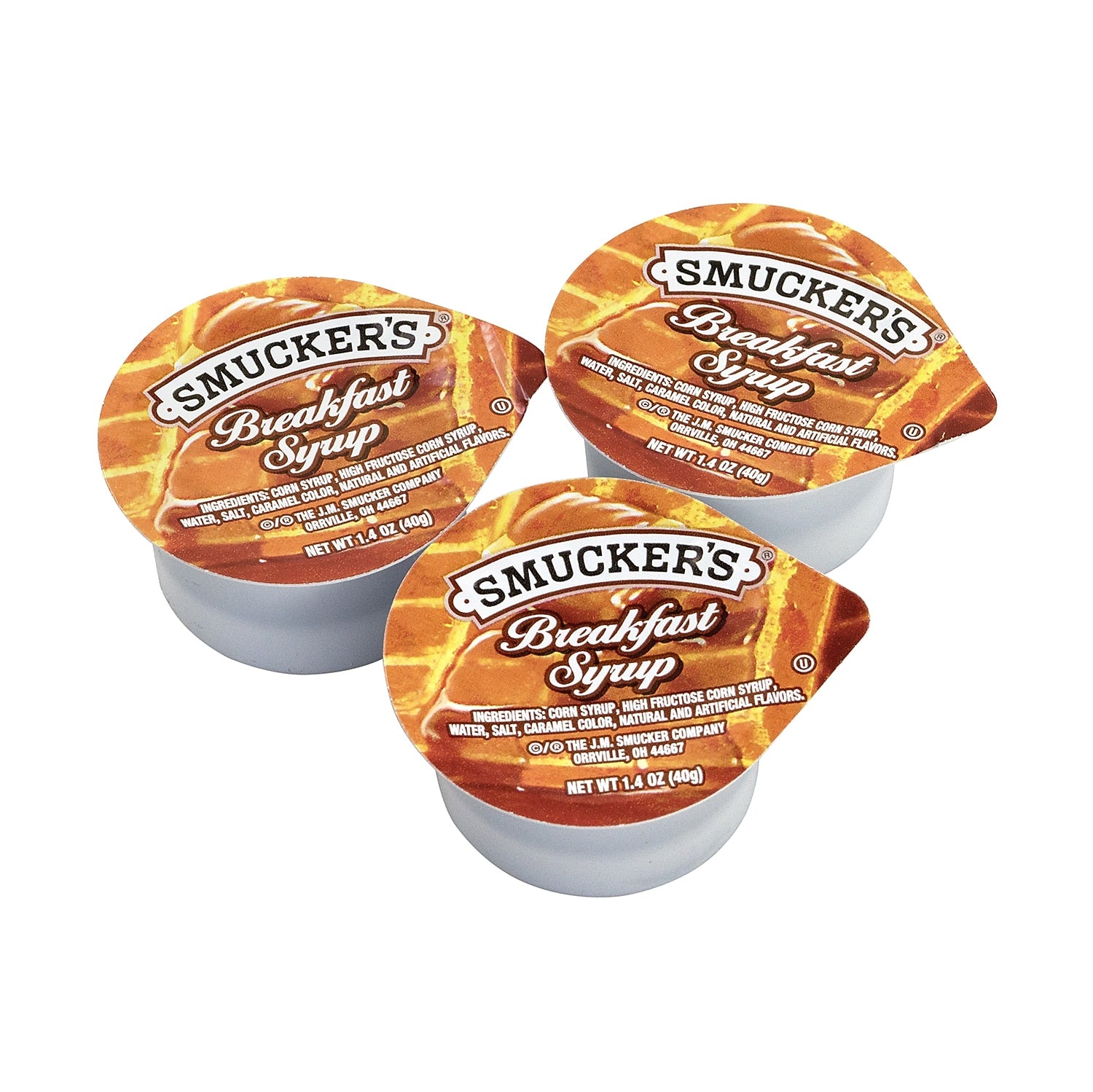 Smucker's Breakfast Syrup Single Serve Packs, 1.4 Oz., 100/Pack