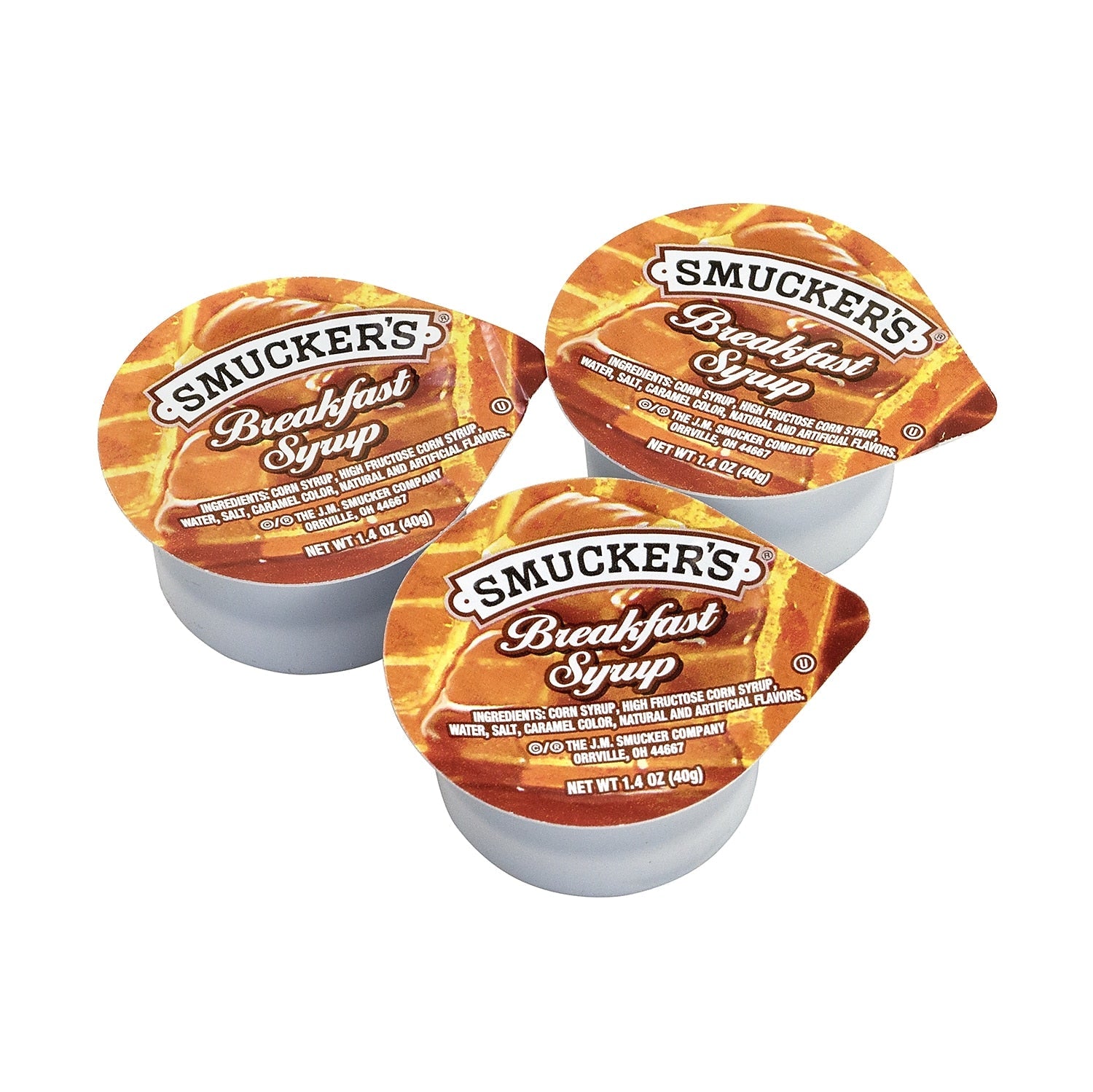 Smucker's Breakfast Syrup Single Serve Packs, 1.4 Oz., 100/Pack