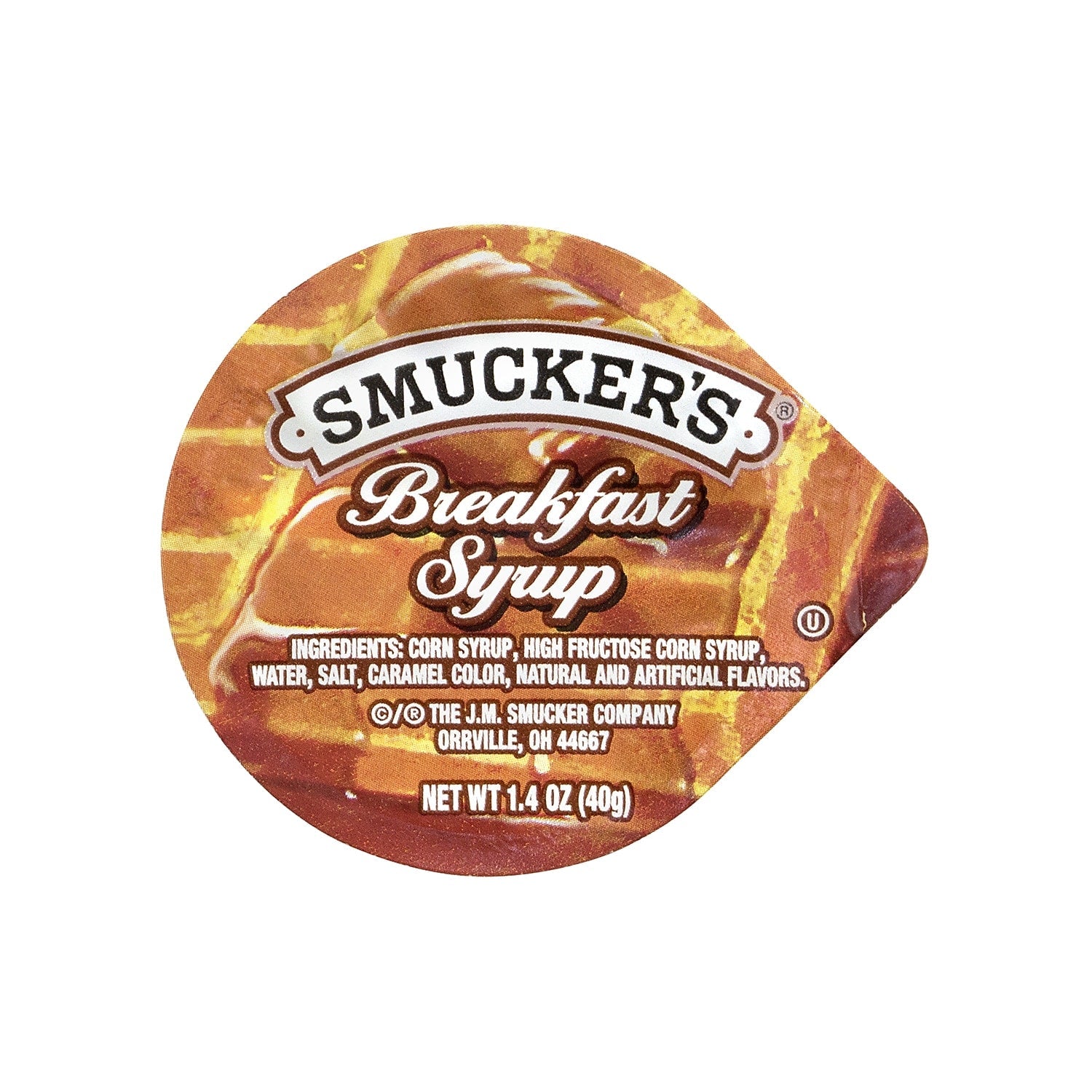 Smucker's Breakfast Syrup Single Serve Packs, 1.4 Oz., 100/Pack