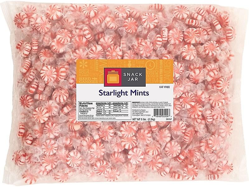 Snack Jar Starlight Mint Mints, 80 oz.