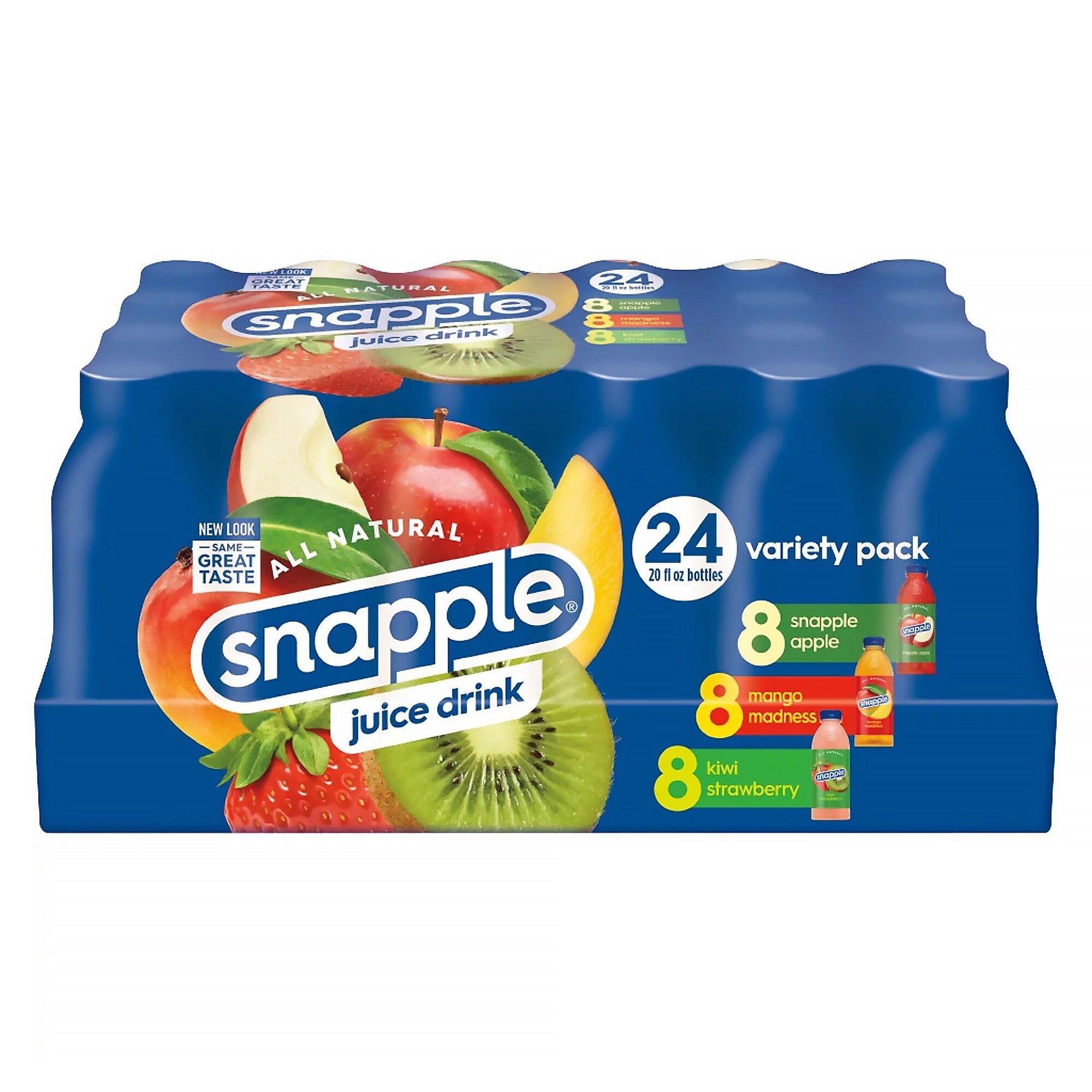 Snapple Juice Drink Variety Pack, 20 oz., 24/Pack