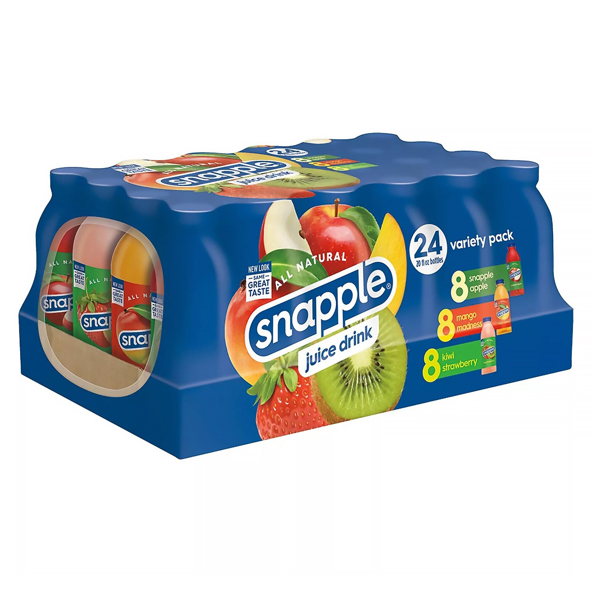 Snapple Juice Drink Variety Pack, 20 oz., 24/Pack