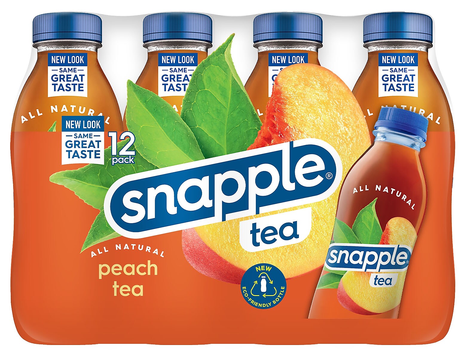 Snapple Peach Tea, 16 oz., 12/Pack