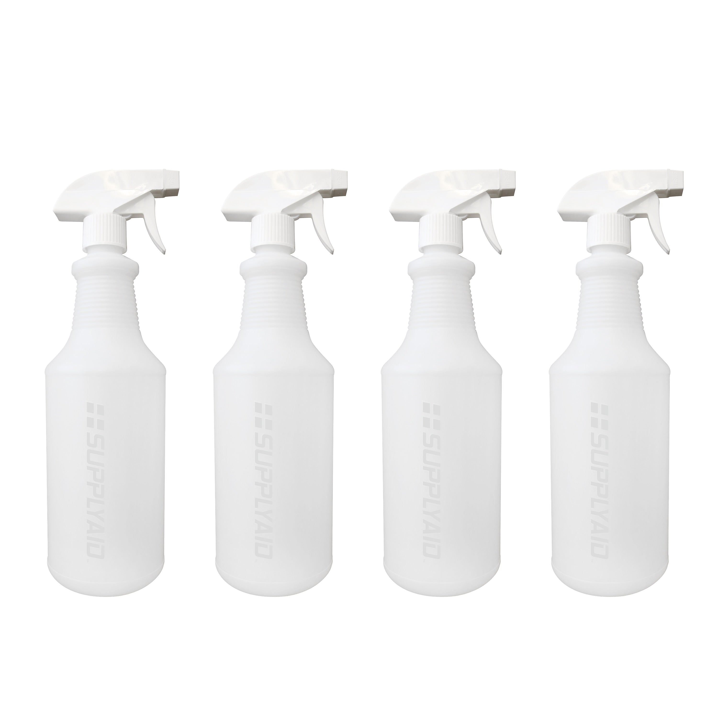 Snow Joe SupplyAID 32 oz. Spray Bottle with Trigger, White, 4/Pack