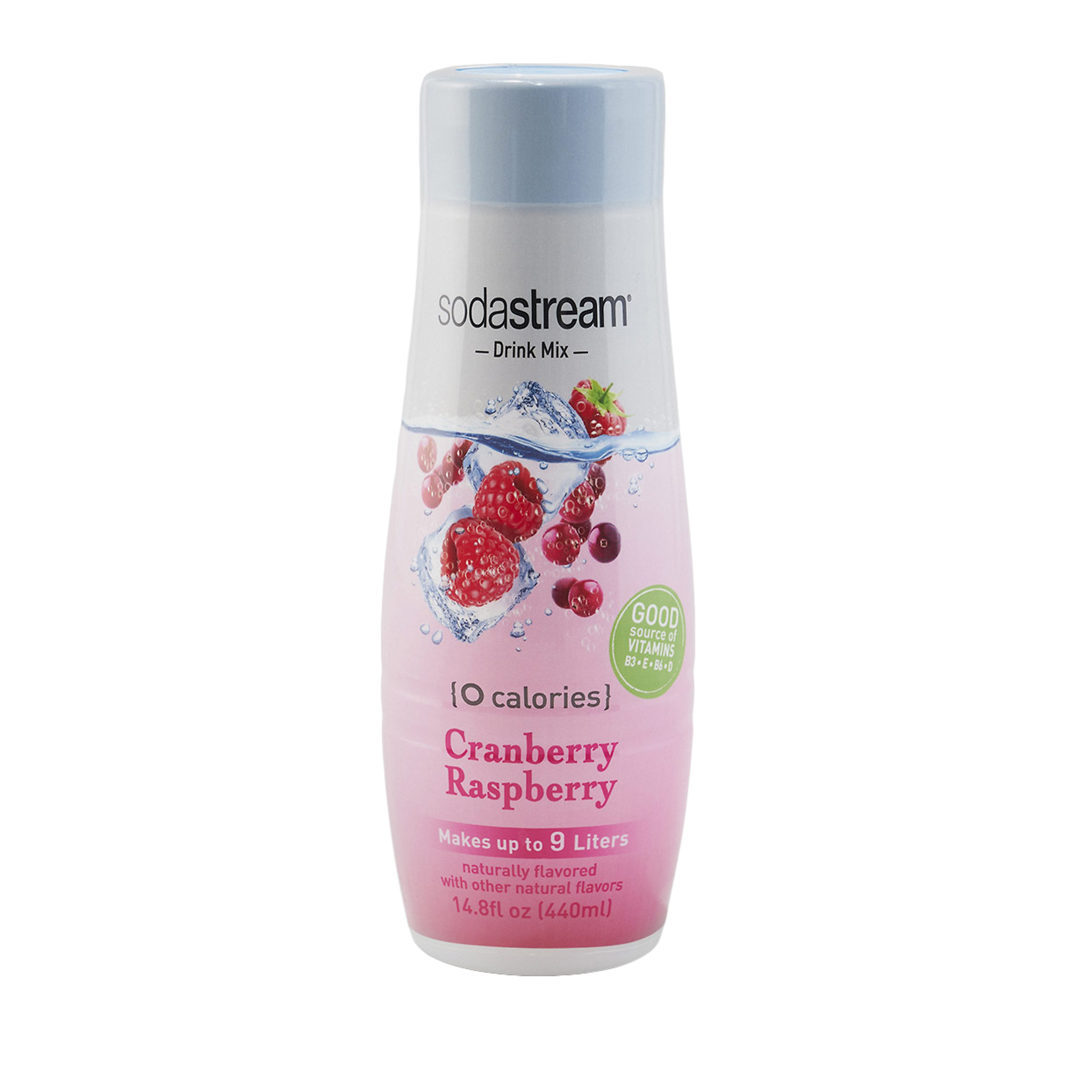 SodaStream Cranberry Raspberry Zero Calorie Sparkling Drink Mix, 440ml