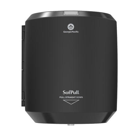 SofPull Centerpull Paper Towel Dispenser, Black