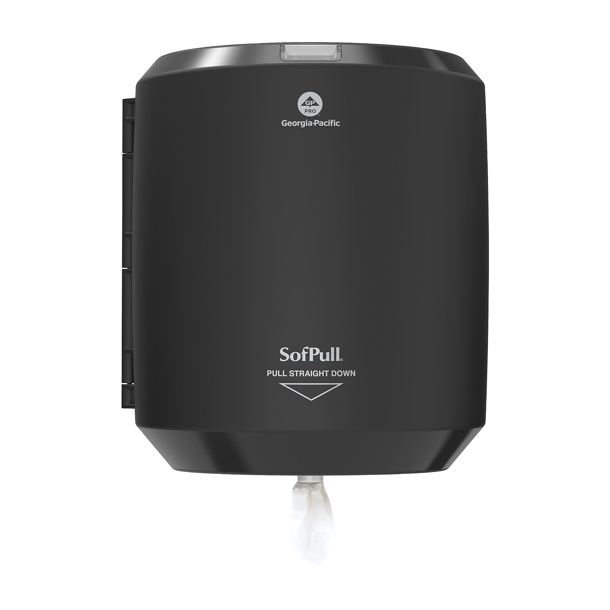 SofPull Centerpull Paper Towel Dispenser, Black